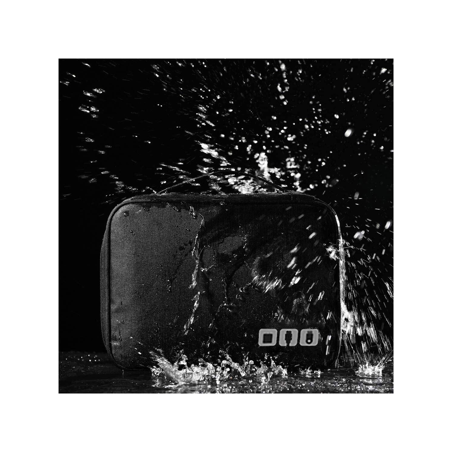 [Large Capacity & Water Resisitent] Portable Electronic Organizer Travel Bag CA