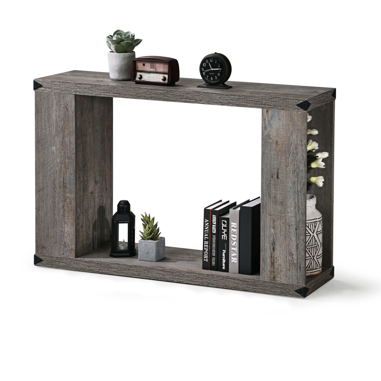 WAMPAT Farmhouse Console Table, Narrow Wood Extra Long Accent Entry Table for Hallway, Entryway