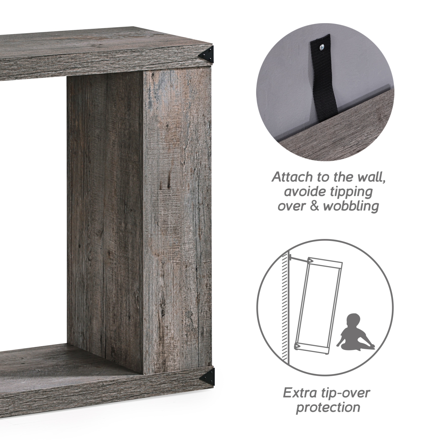 WAMPAT Farmhouse Console Table, Narrow Wood Extra Long Accent Entry Table for Hallway, Entryway