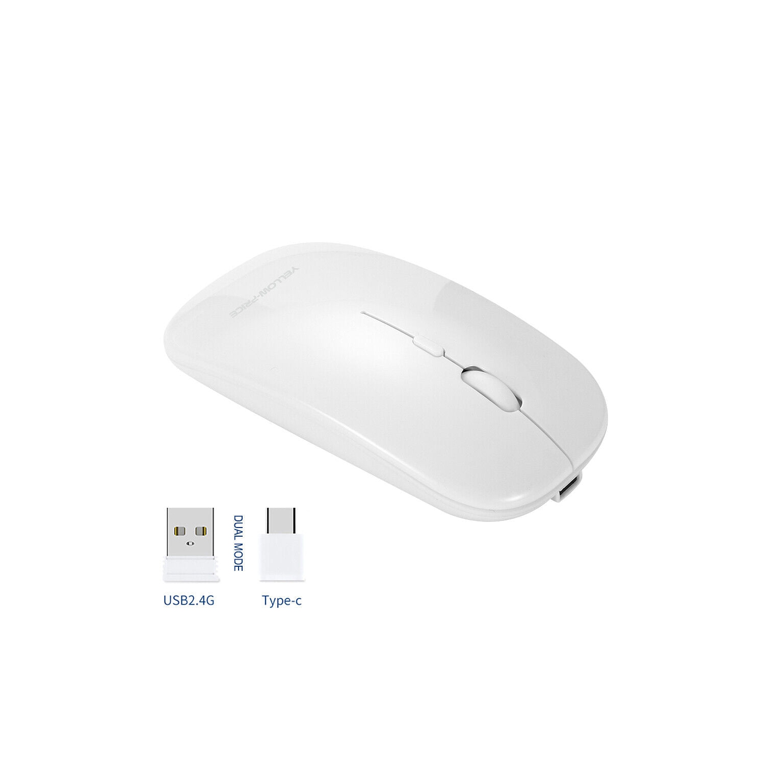 2.4G USB C / USB A Dual Mode Wireless Silent Mouse for Laptop MacBook Notebook