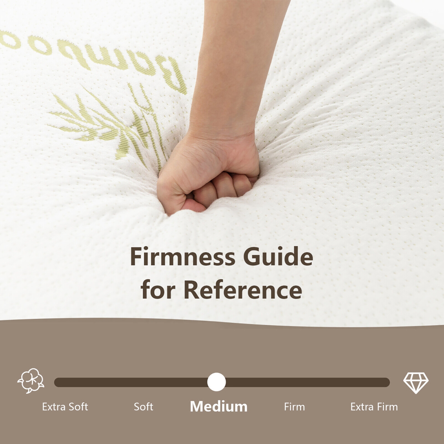 Gymax 3'' Tri-fold Memory Foam Floor Mattress Topper Portable w/ Carrying Bag