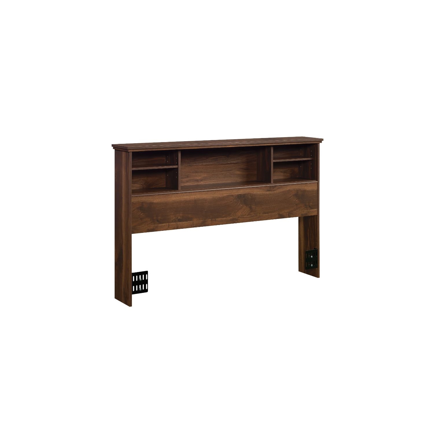 Tête de lit en bois d’ingénierie 2 places Pemberly Row, fini noyer