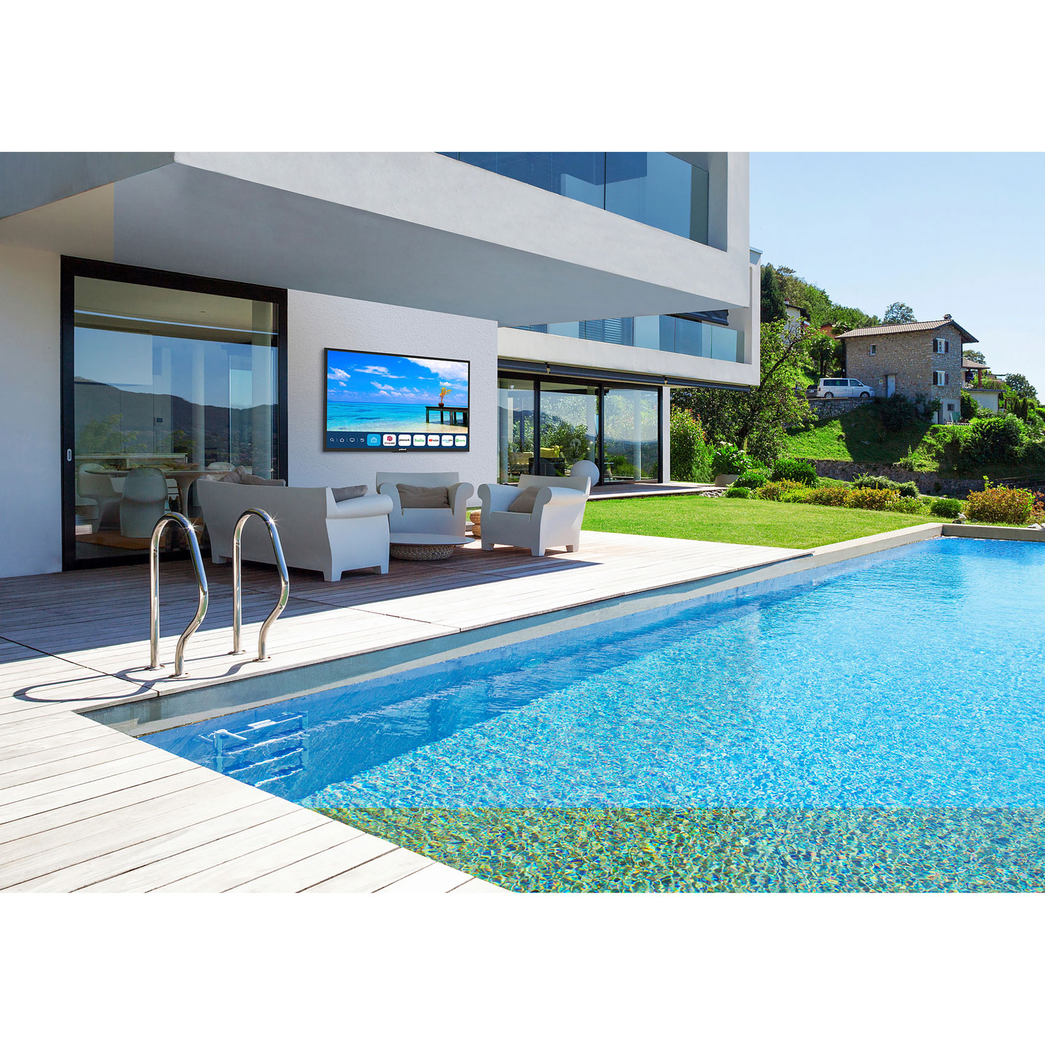 Neptune Partial Sun 55" 4K UHD HDR LED webOS Outdoor Smart TV