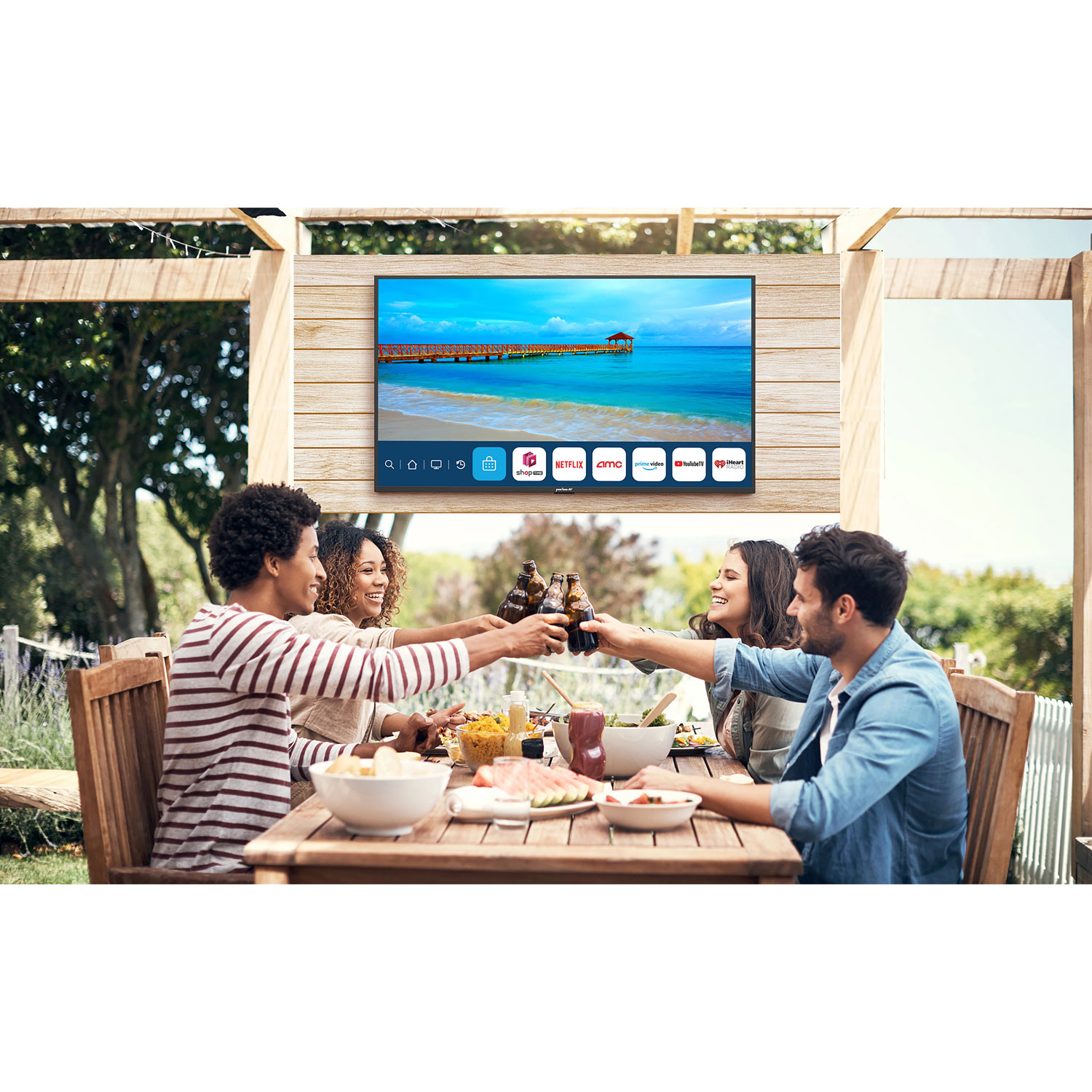 Neptune Partial Sun 55" 4K UHD HDR LED webOS Outdoor Smart TV