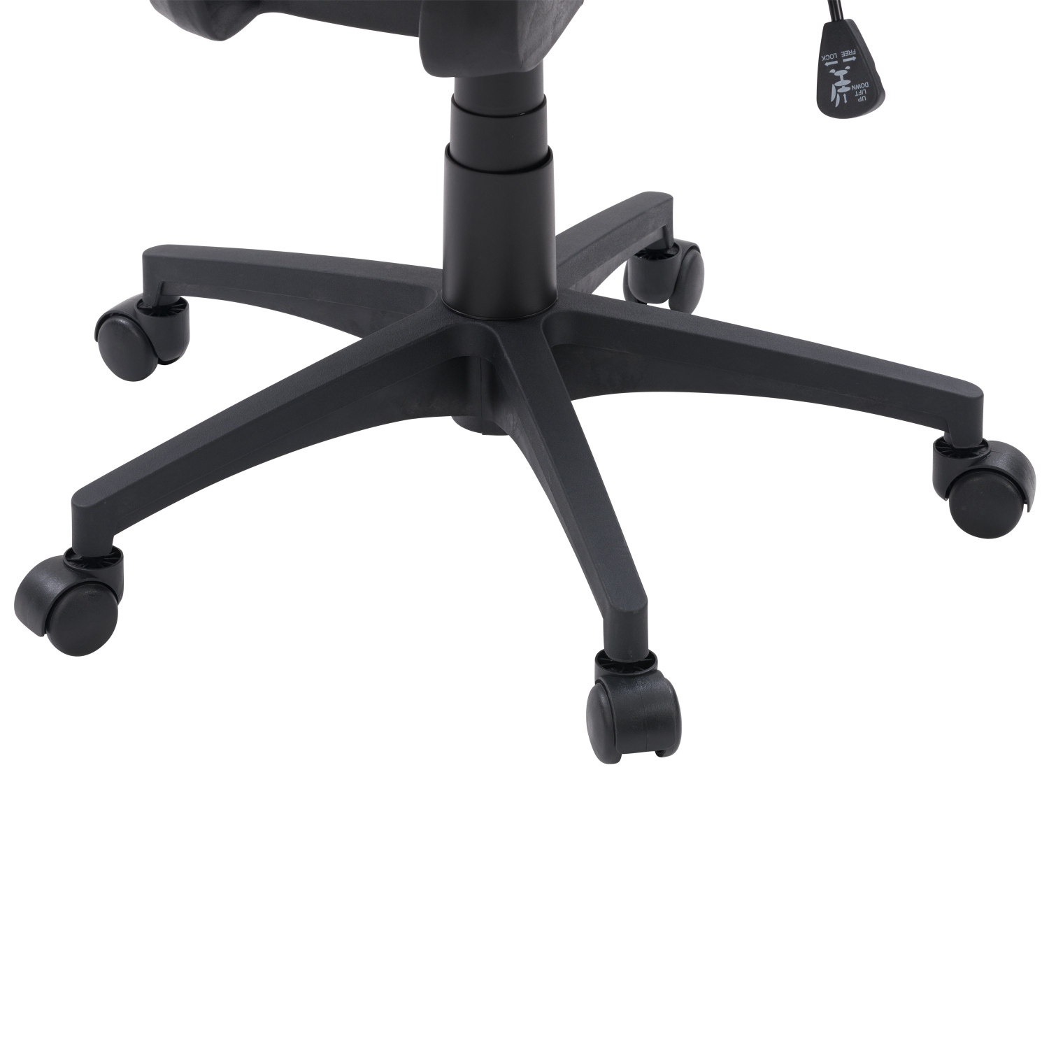 Fauteuil de bureau à haut dossier en maille bleu