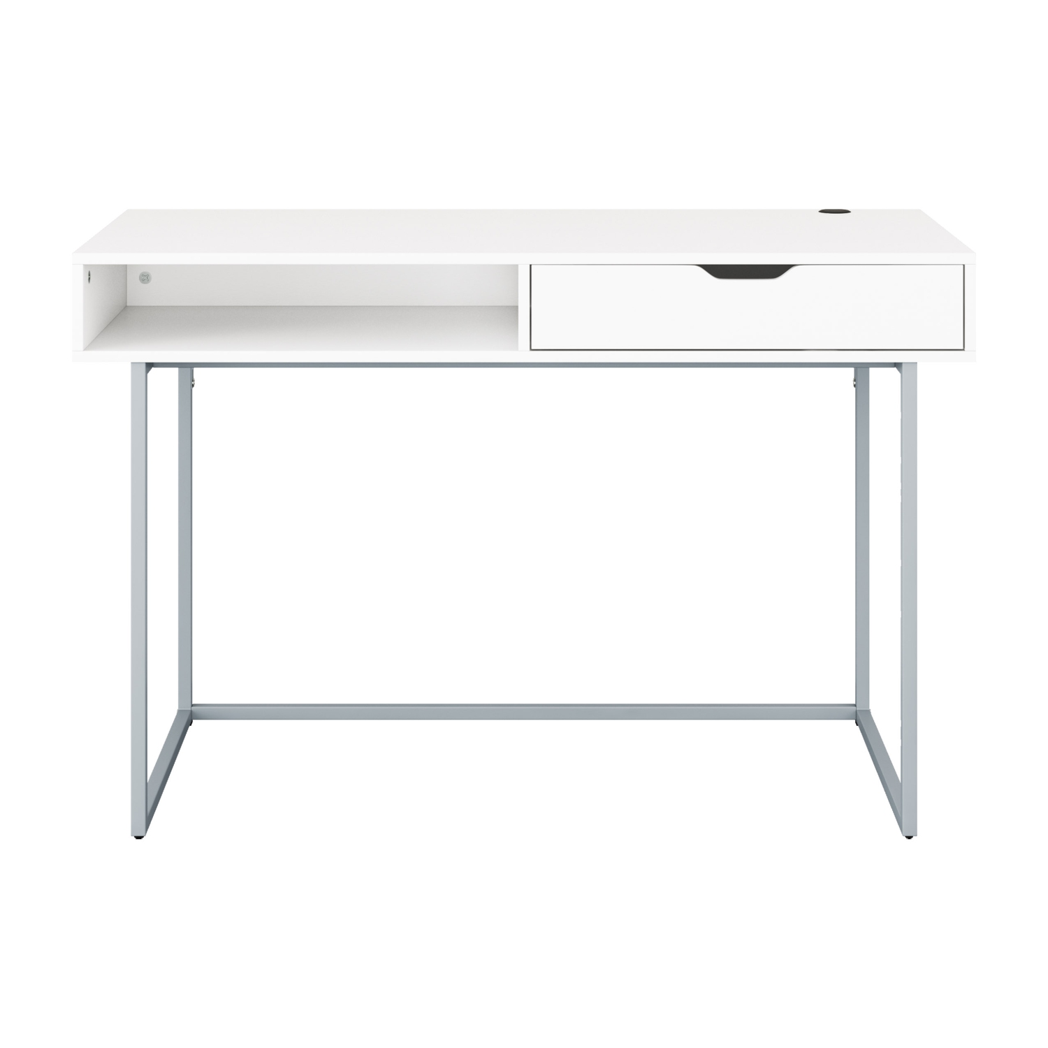 CorLiving Auston Single Drawer White Desk