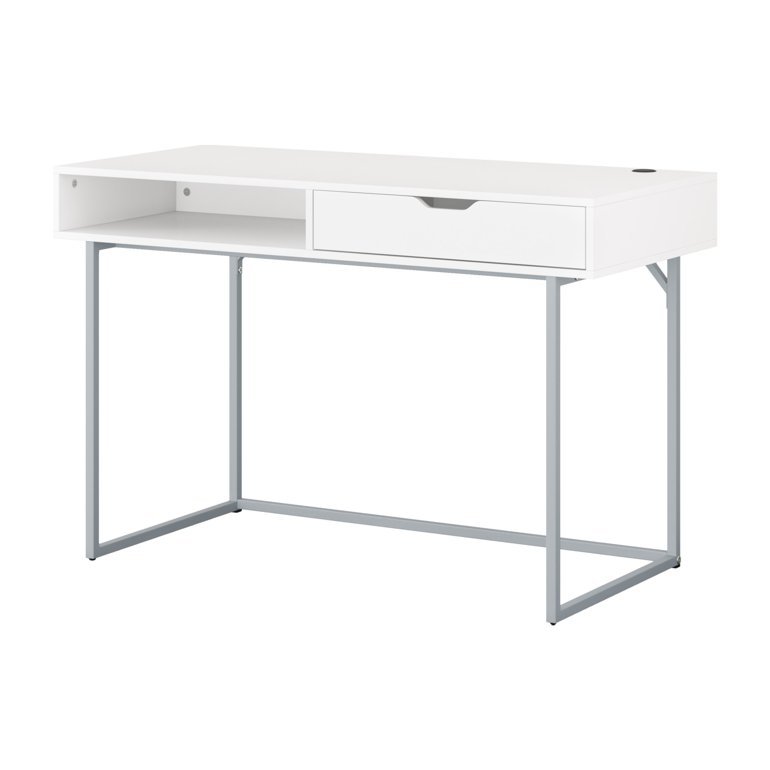 CorLiving Auston Single Drawer White Desk