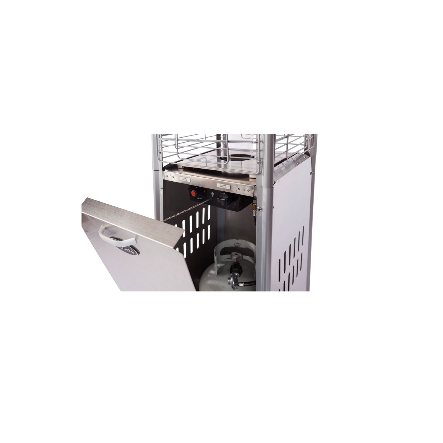 Fire Sense en acier inoxydable Pyramide Patio d'extérieur - 79812155