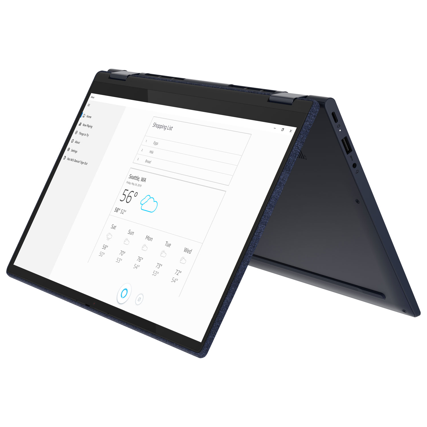 Lenovo Yoga 6 13.3" Touchscreen 2-in-1 Laptop - Blue (AMD Ryzen 7 5700U/512GB SSD/16GB RAM/Windows 11)
