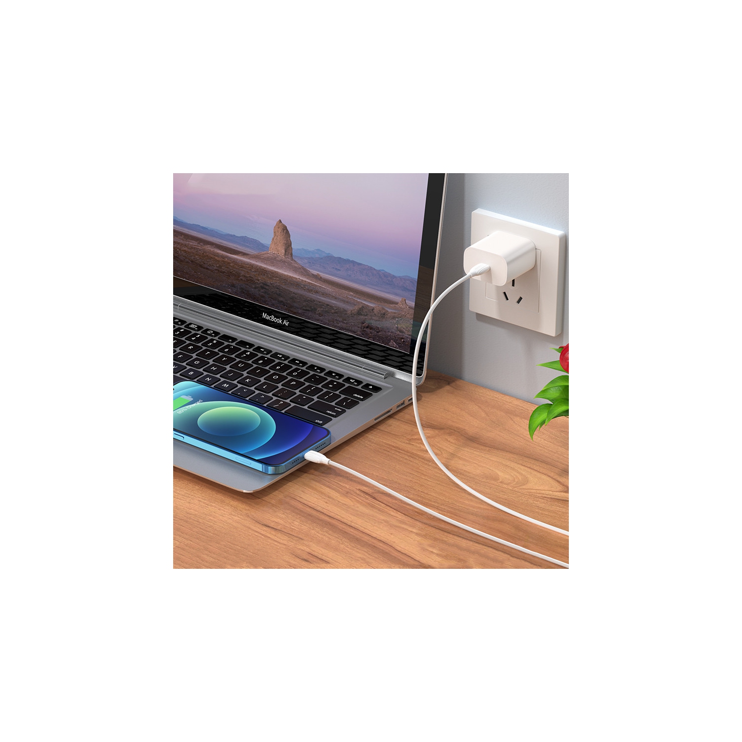 (10Ft/3M) USB Type-C vers Lightning Fast Sync & Cordon de câble de données pour iPhone iPad Air Mini Pro / Macbook