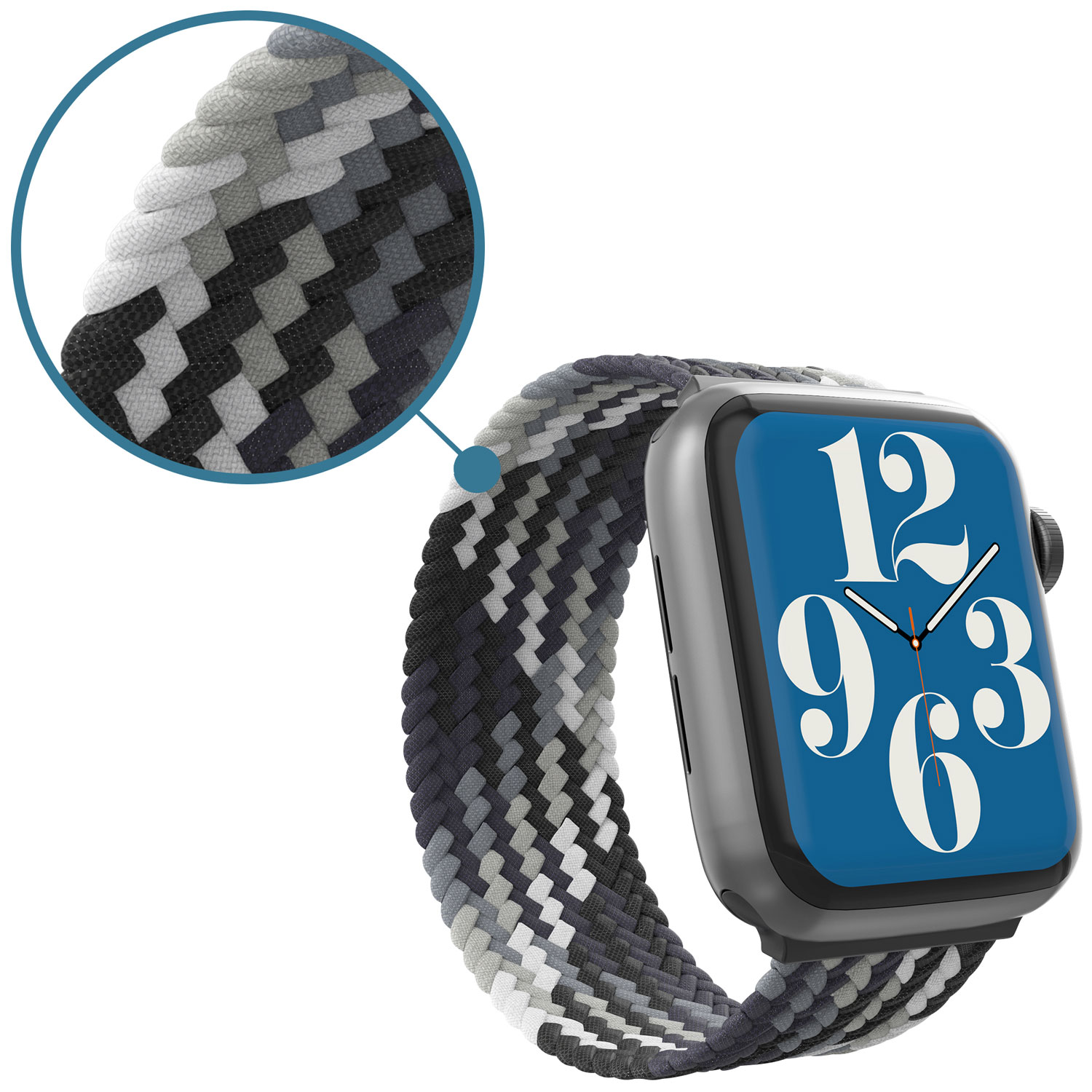 Bracelet de montre tressé de Gear4 pour Apple Watch 38/40/41 mm - Tempête