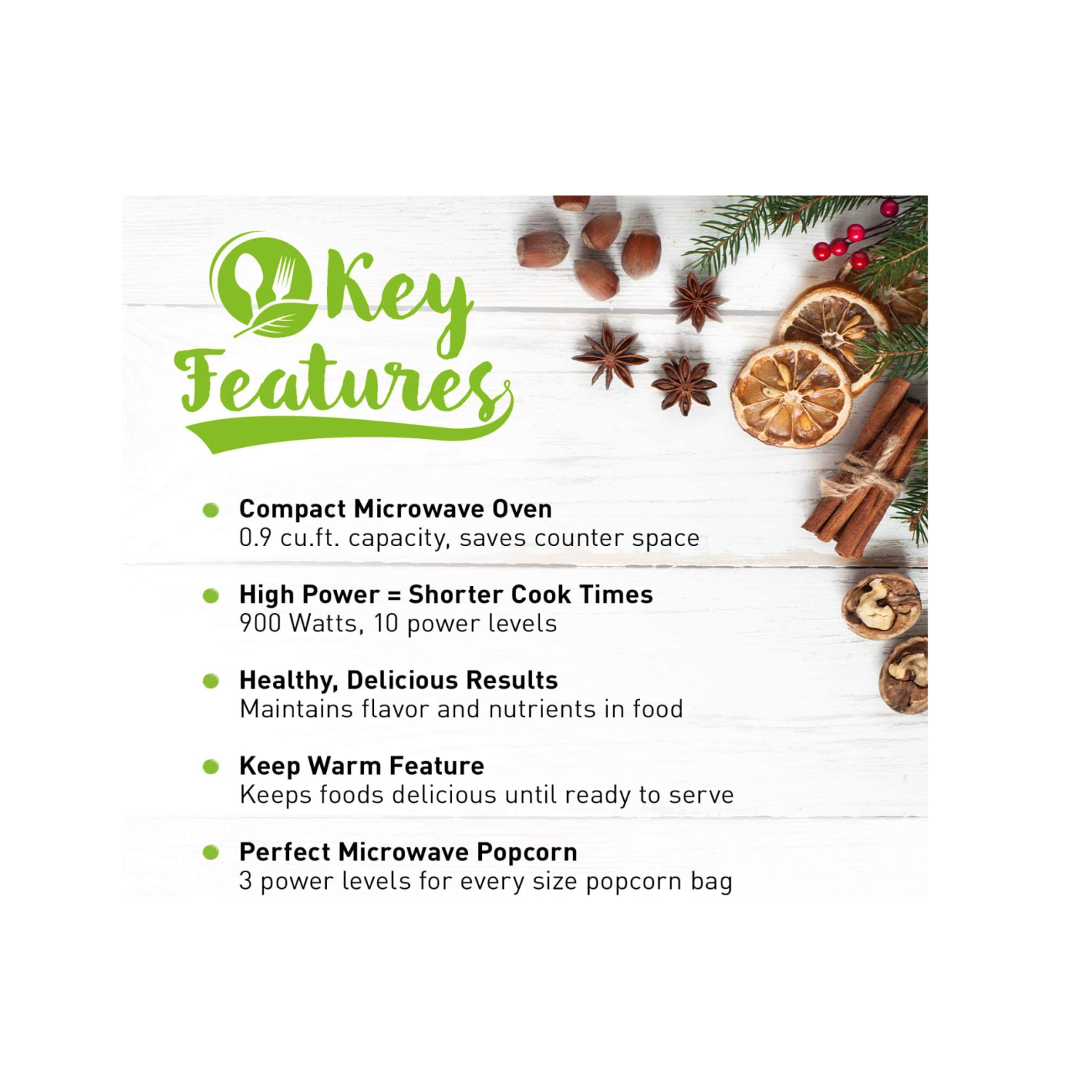 Panasonic 0,9 cu. Ft. Four à micro-ondes compact compact - acier inoxydable noir