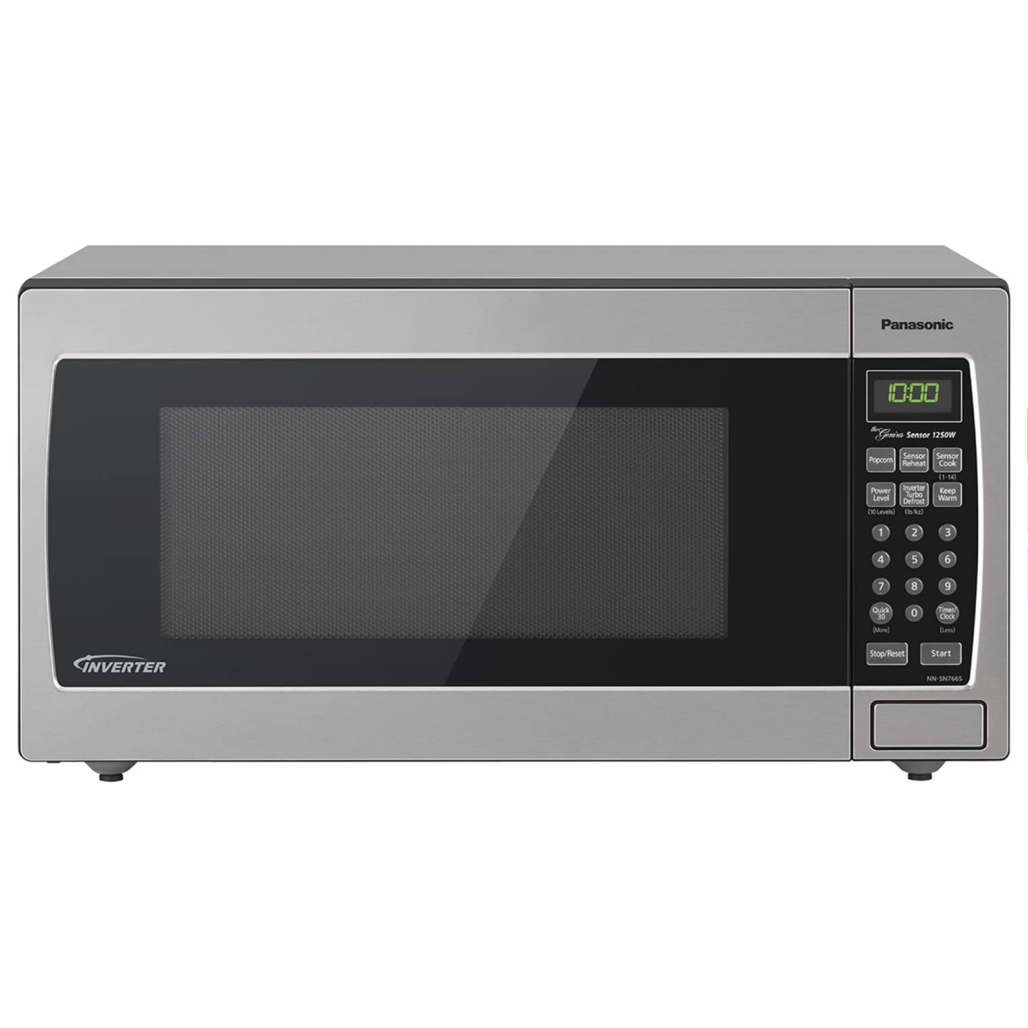 Panasonic 1.6 Cu. Ft. Countertop Microwave Oven (NN-SN766S) - Stainless steel