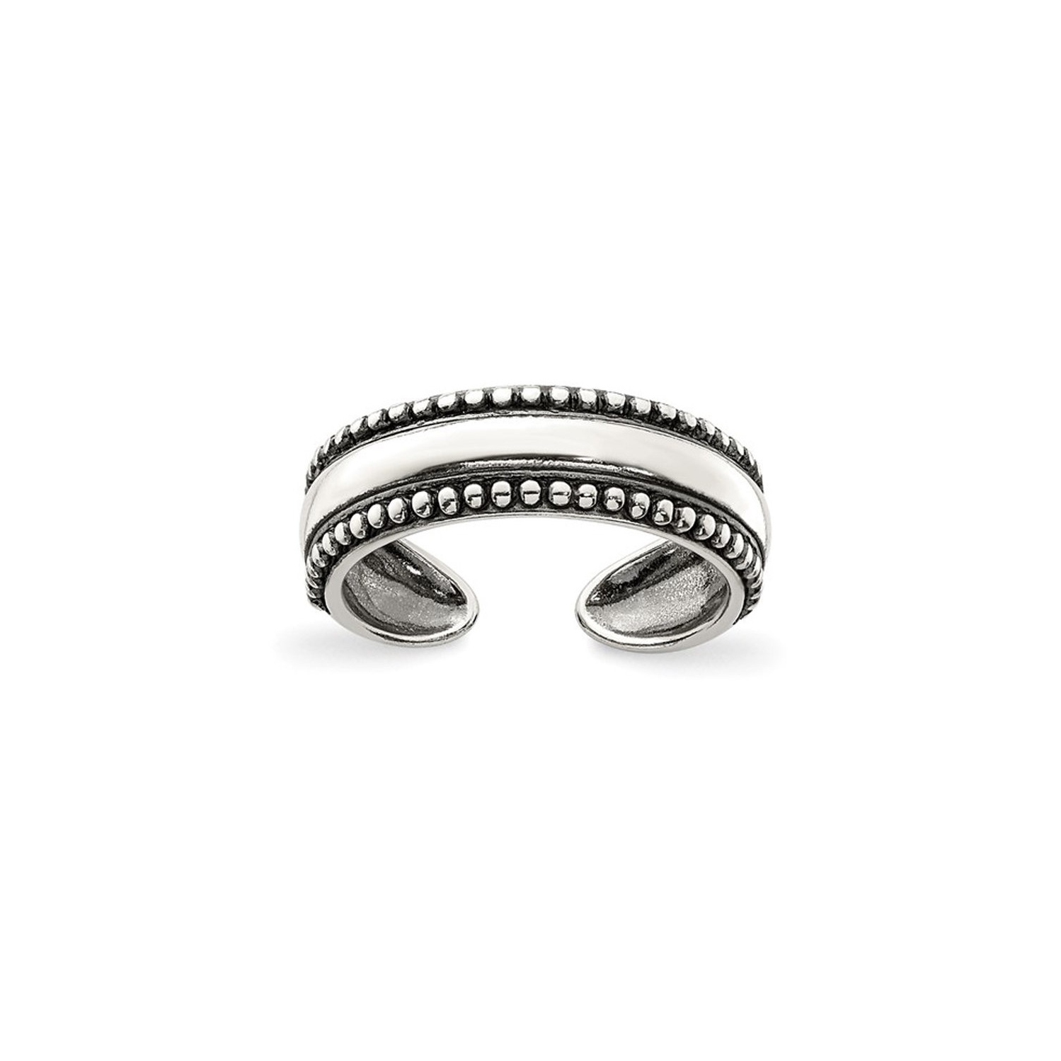 Sterling Silver Antiqued Toe Ring