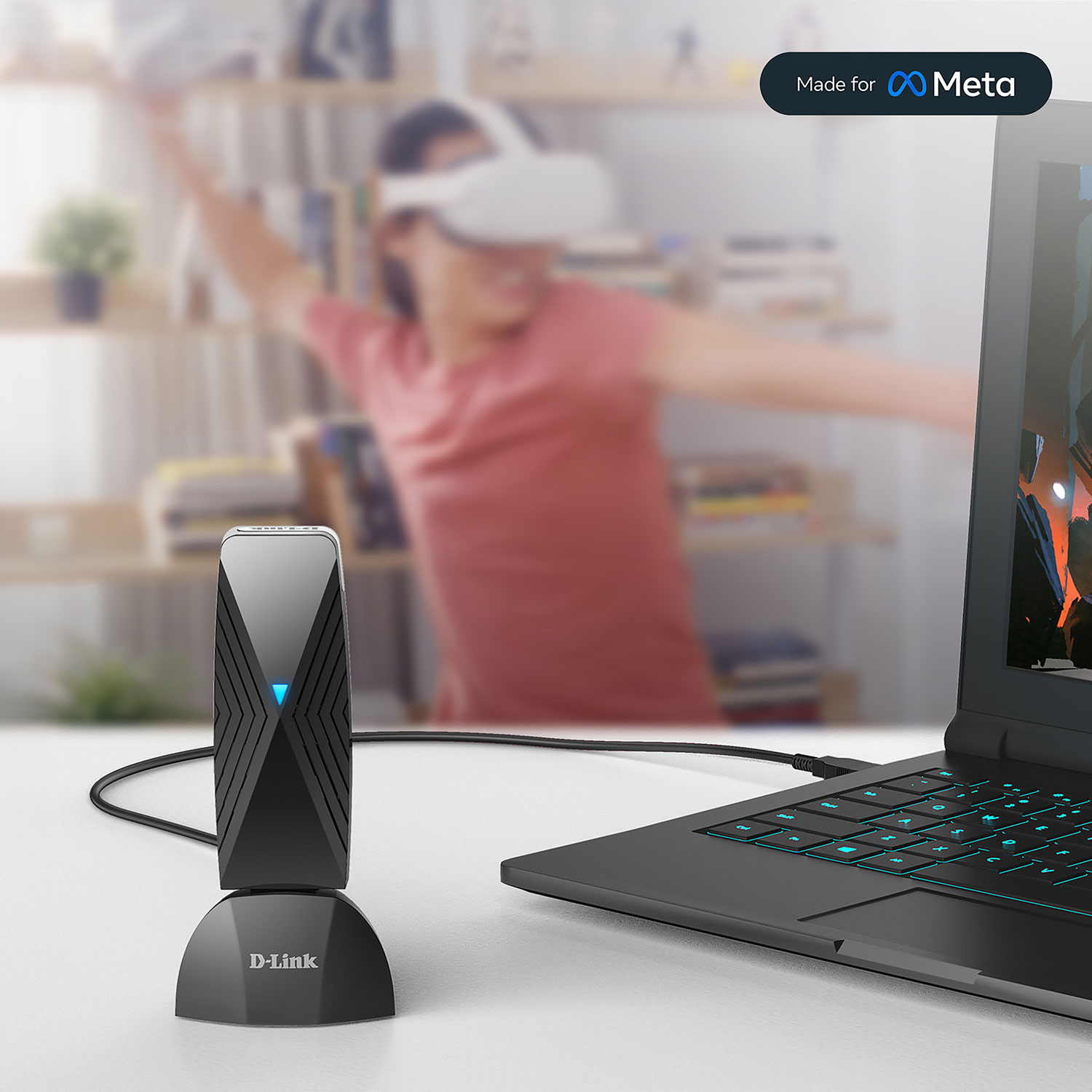 VR Air Bridge de D-Link pour Meta Quest 2