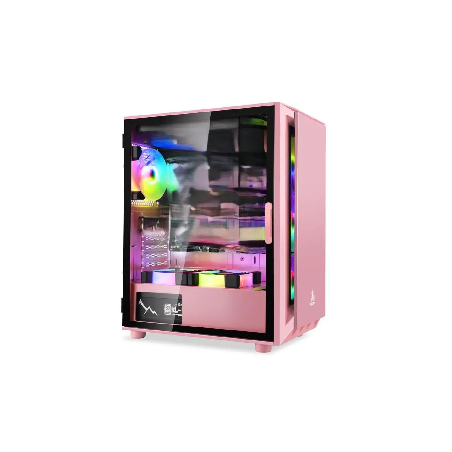 Ordinateur de jeu rose SK - Core i7 d'Intel/RAM Intel/16&nbsp;Go SSD Intel/Win 11 Pro/1&nbsp;To RTX5060 NVIDIA