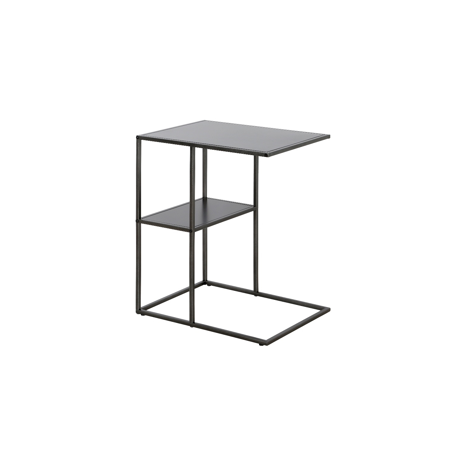Henn&Hart 20" Gray Side Table