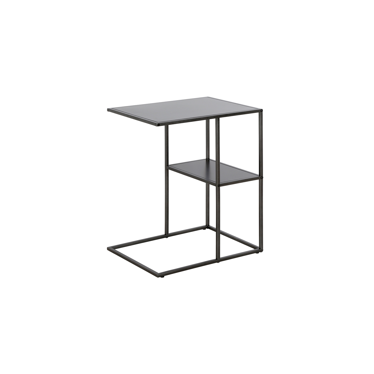 Henn&Hart 20" Gray Side Table