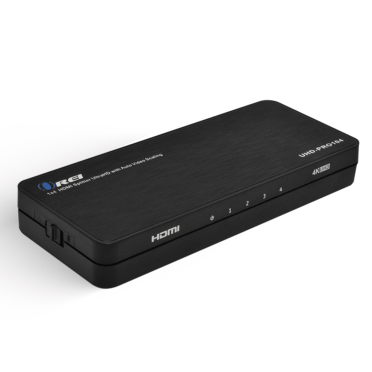 Orei 4K 1x4 HDMI Splitter Duplicater - with Down Scaler 4 Ports Upto 4K at 60Hz