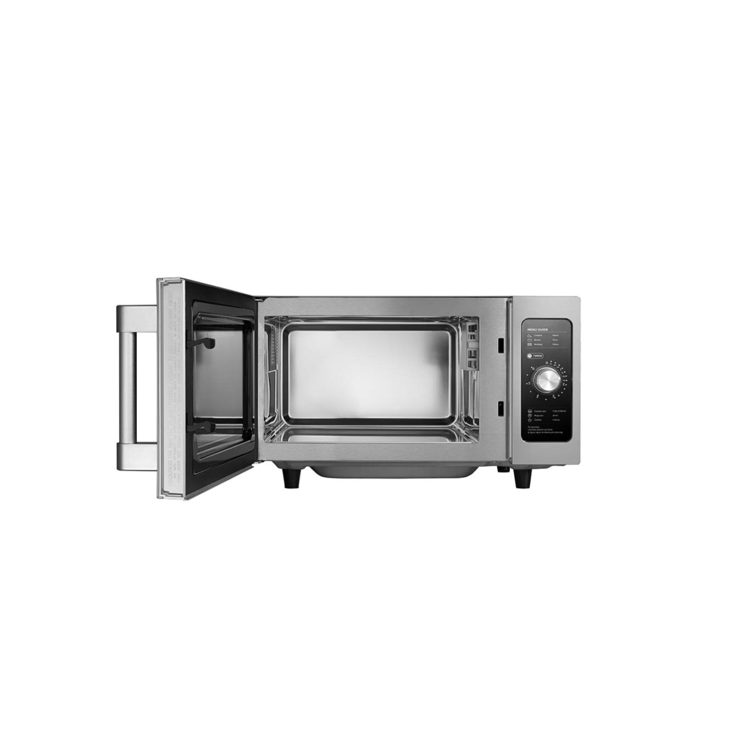 Midea 0.9 Cu. Ft.Commercial Microwave Oven - Sainless steel