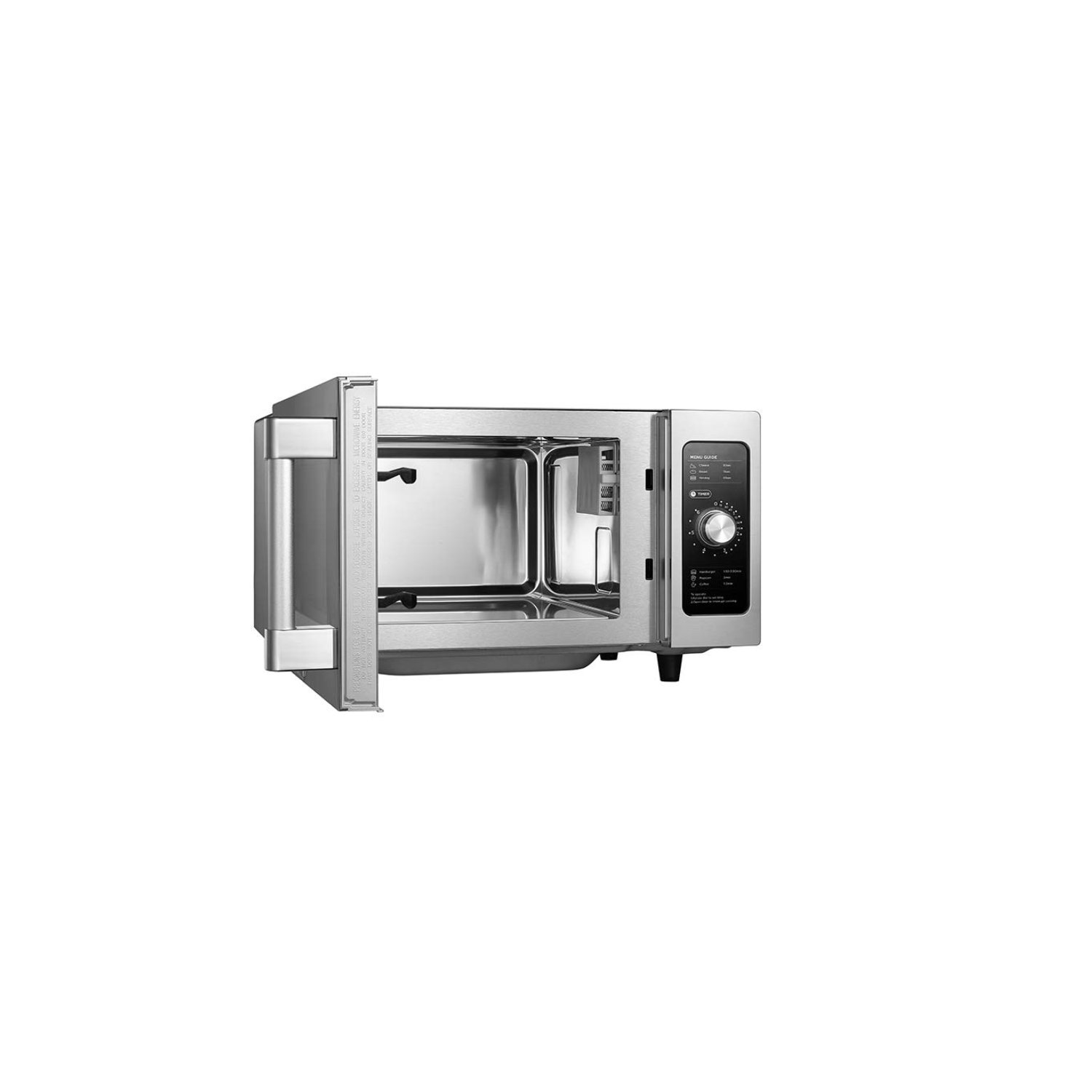 Midea 0.9 Cu. Ft.Commercial Microwave Oven - Sainless steel