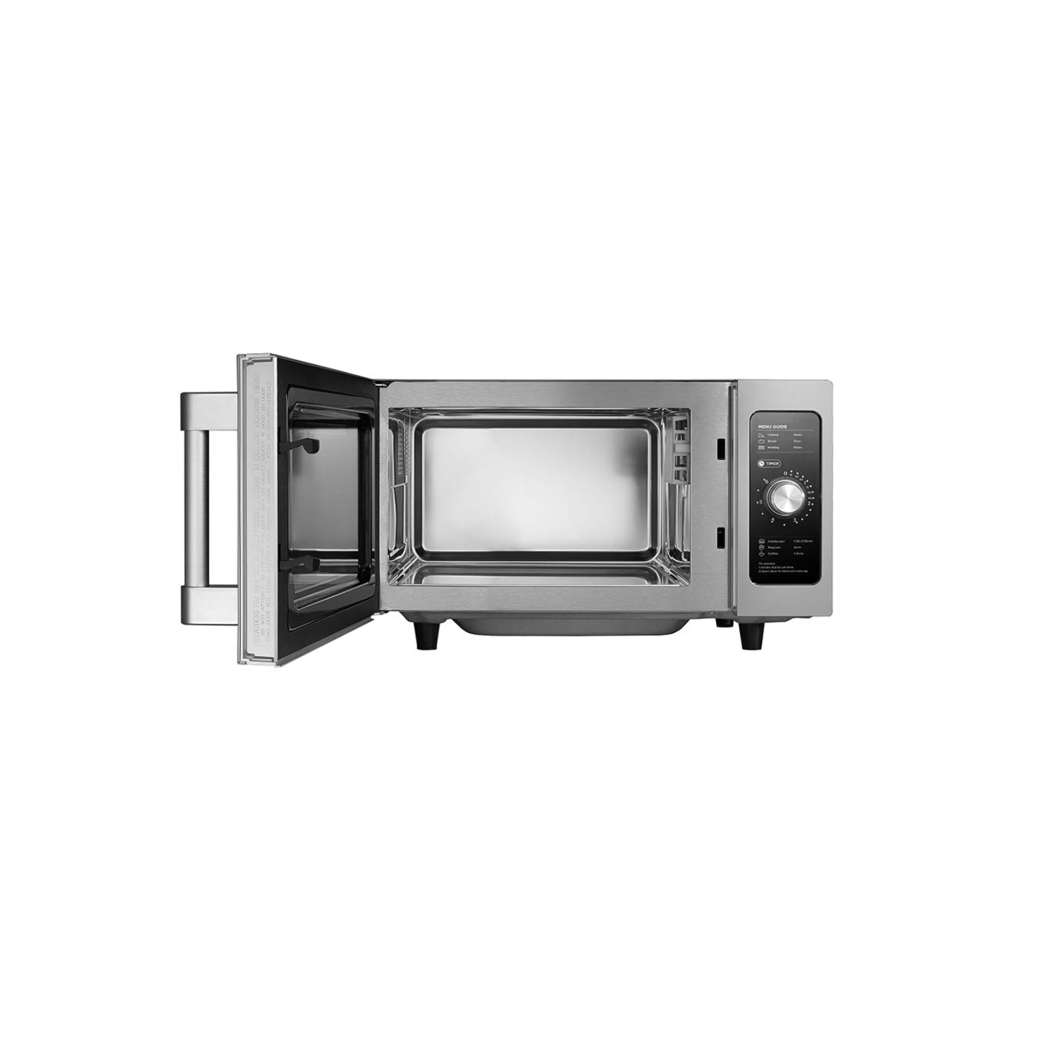 Midea 0.9 Cu. Ft.Commercial Microwave Oven - Sainless steel