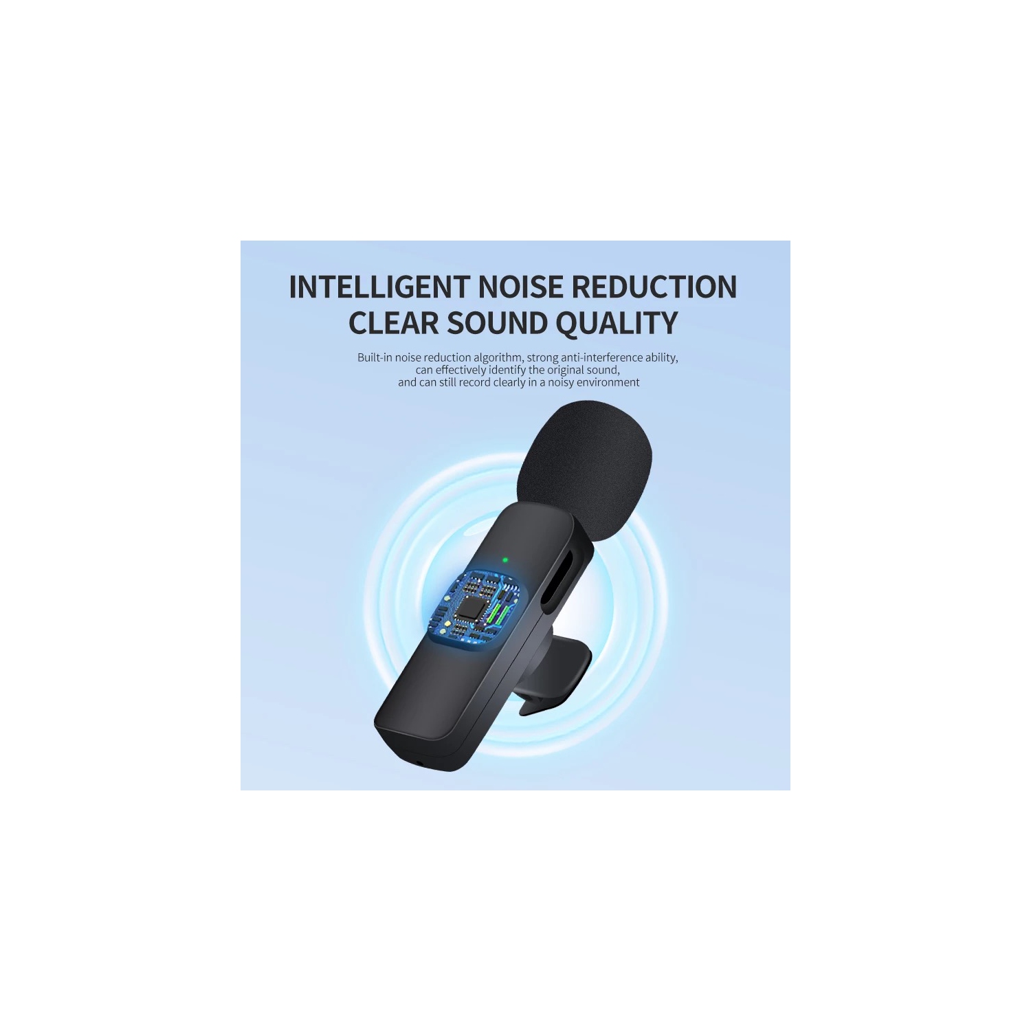 ULTRENDS Plug n Play Professional Wireless Lavalier Lapel Microphones. 2 Mics, Lightning & USB C Adaptors. Compatibility iPhone, iPad, Android for