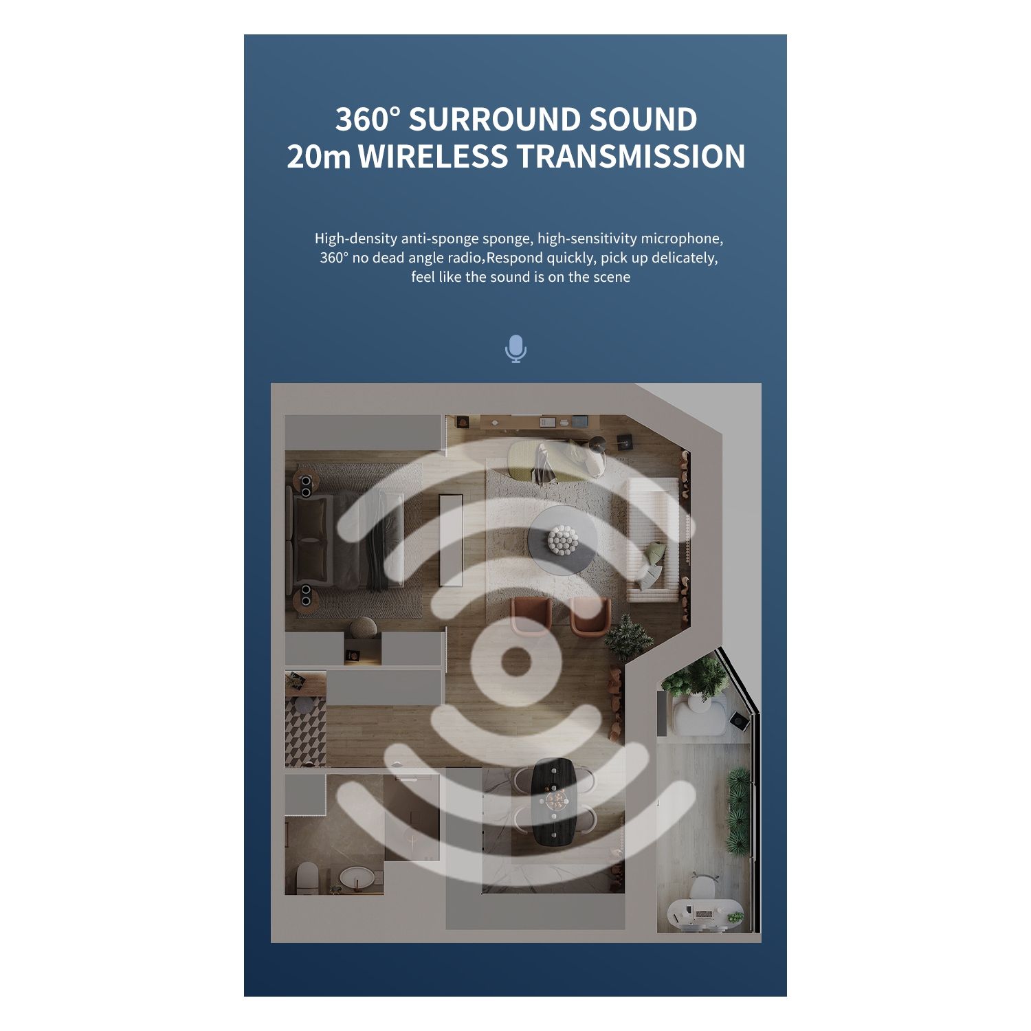 ULTRENDS Plug n Play Professional Wireless Lavalier Lapel Microphones. 2 Mics, Lightning & USB C Adaptors. Compatibility iPhone, iPad, Android for