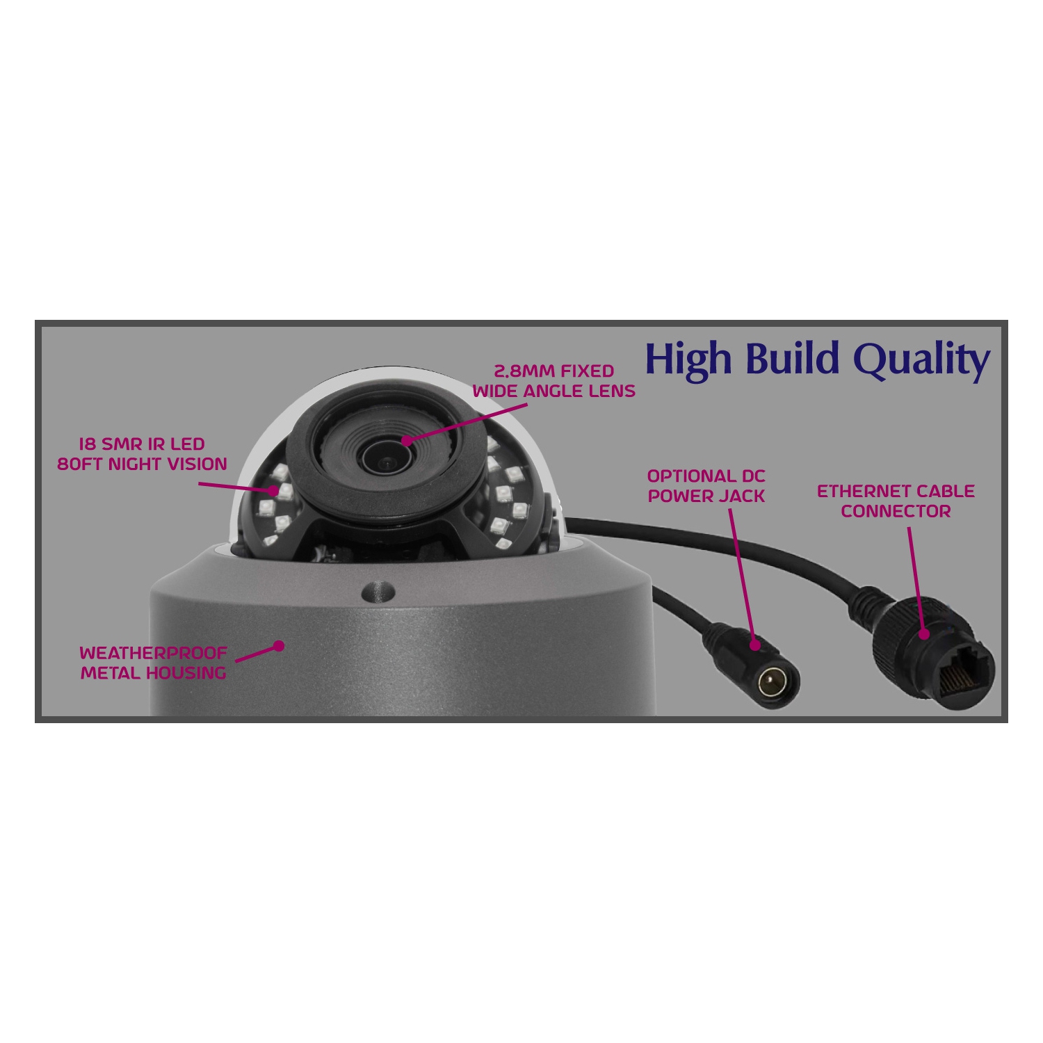 【Expandable】CTVISION 6MP Wired Audio Security Camera System, 32 Camera Surveillance Kit Indoor Outdoor DIY Audio 8TB HDD Included for Home Business