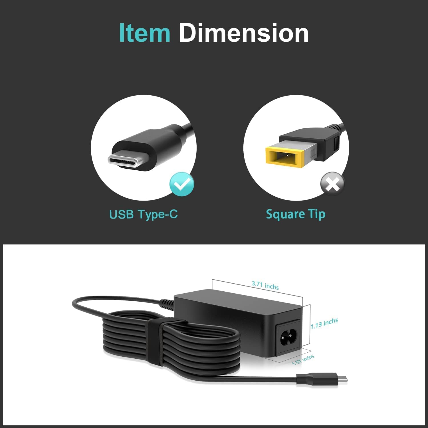 USB C Chromebook Charger for All Chromebook 45W