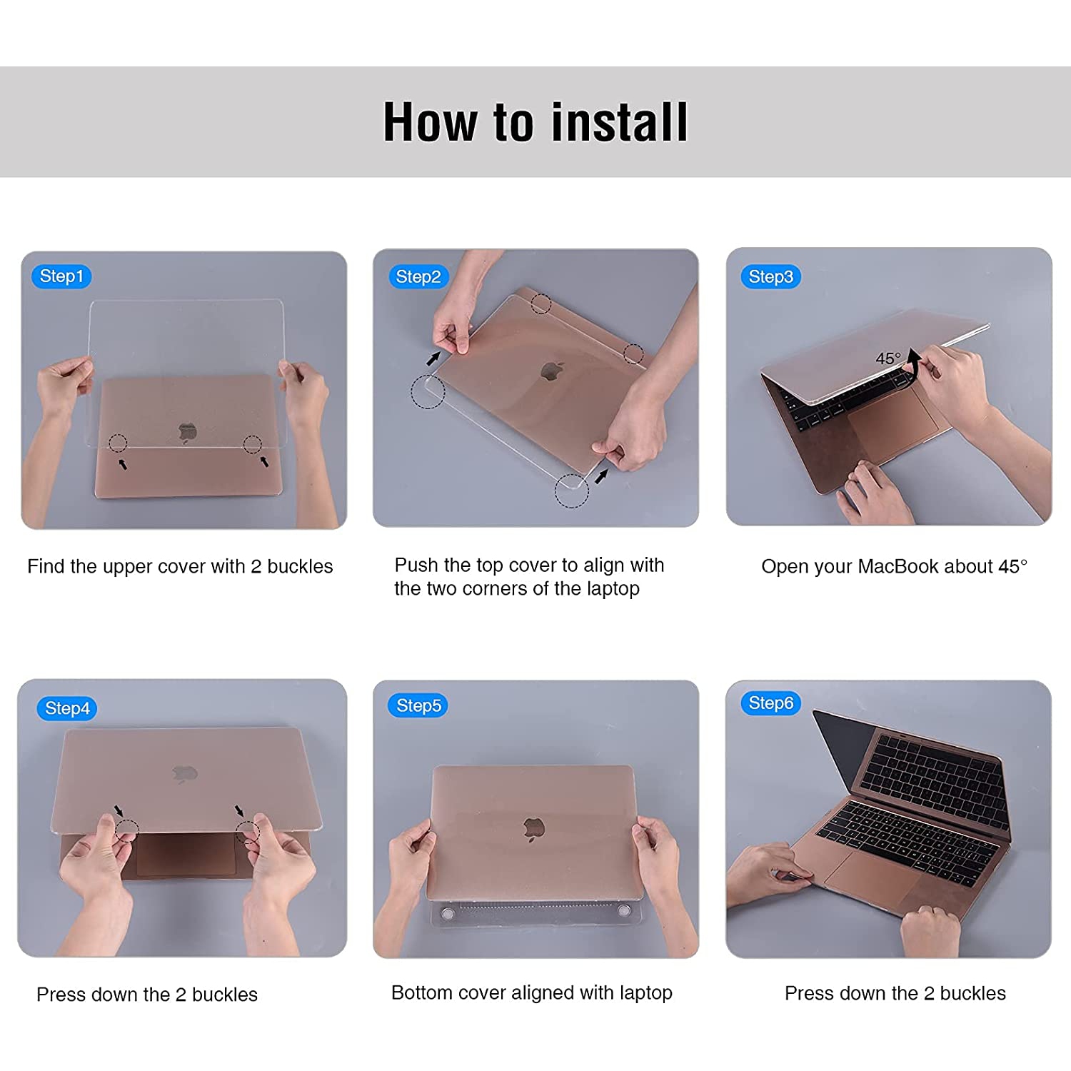 Compatible with MacBook Air 13 inch Case 2022 2021 2020 2019 2018 M1 A2337 A2179 A1932 with Retina Display Touch ID,Case + TPU Keyboard Skin Cover +