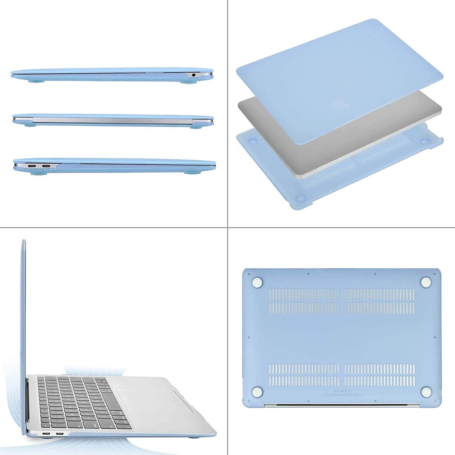 Compatible with MacBook Air 13 inch Case 2022 2021 2020 2019 2018 A2337 M1 A2179 A1932 Retina Display Touch ID, Plastic Hard Shell&Keyboard