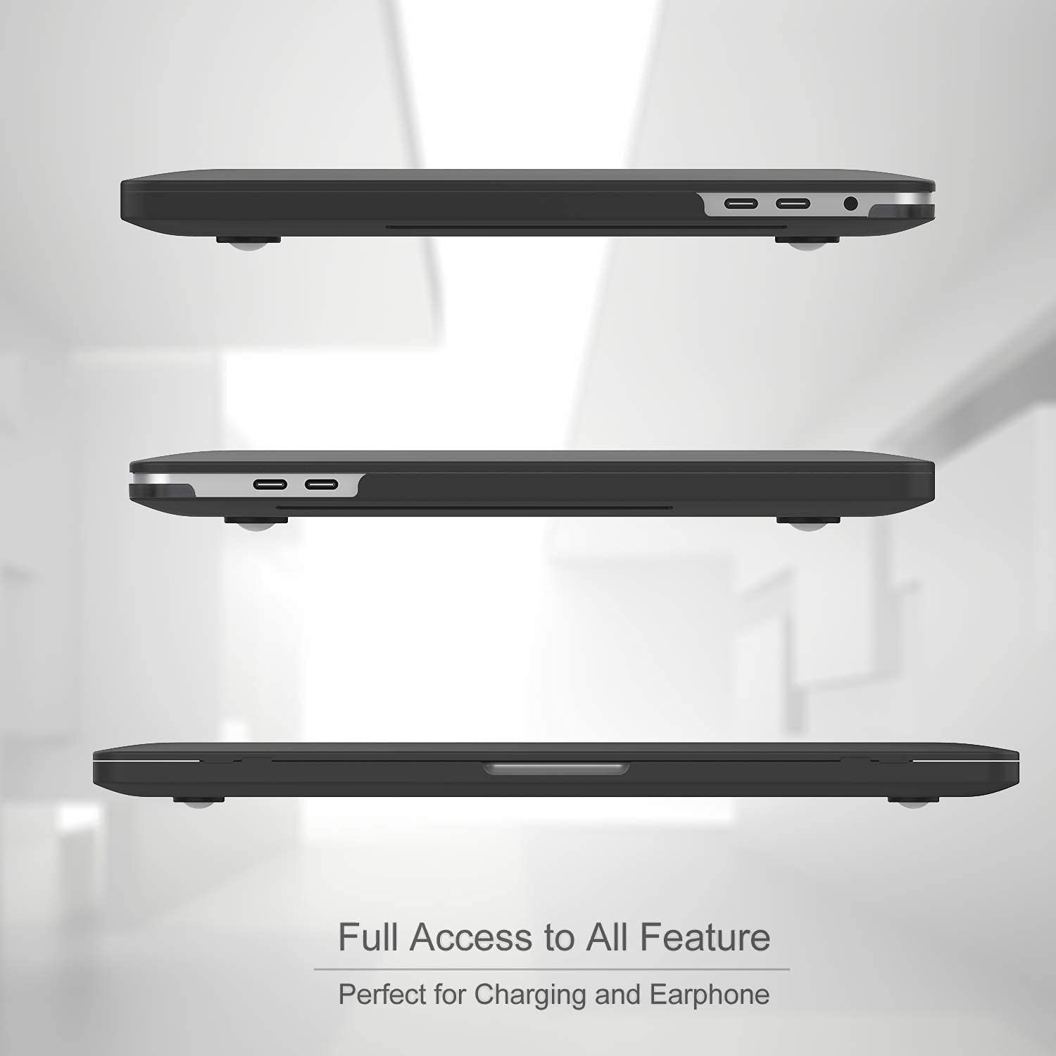 MacBook Pro 13 Case 2019 2018 2017 2016 Release A2159 A1989 A1706 A1708, Hard Case Shell Cover and Keyboard Skin Cover for MacBook Pro 13 Inch