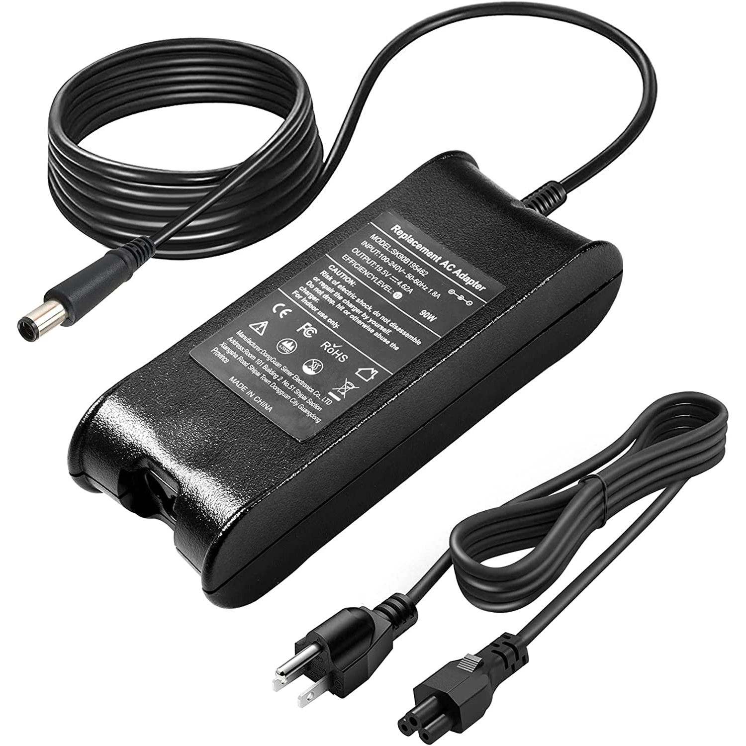 90W AC Adapter Fits for Dell Latitude Inspiron Laptop Charger Cord Latitude 5410 7490 E5470 E6420 E6430 E6400 Inspiron N7110 Power Supply - 7.4 x