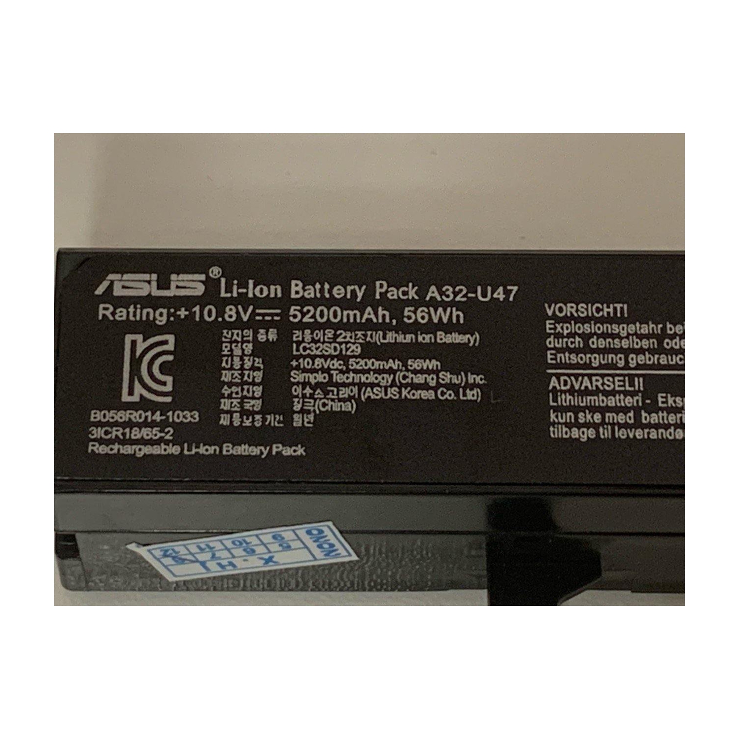New Genuine Asus U47A-RGR6 U47C U47V U47VC Battery 56Wh