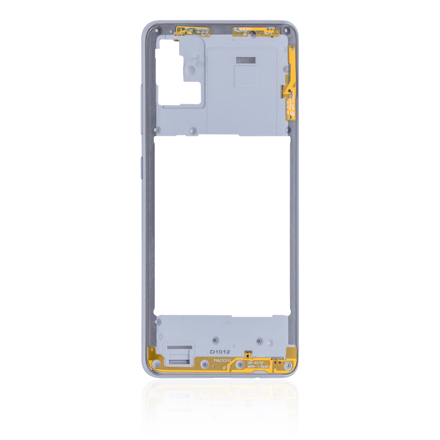 Replacement Mid-Frame Housing Compatible For Samsung Galaxy A51 4G (Prism Crush White)