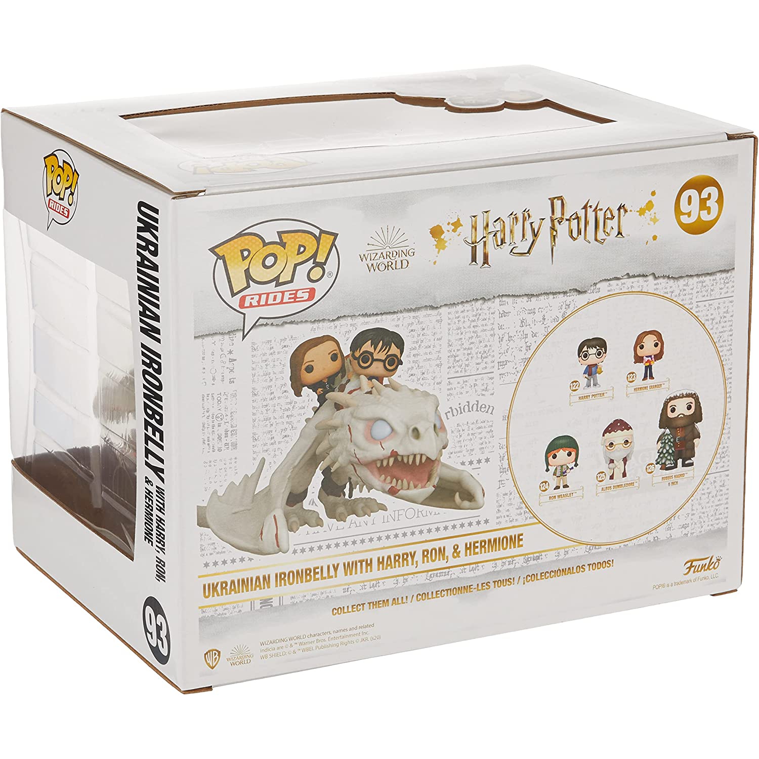Funko Pop Ride: Dragon with Harry, Ron, & Hermione - Harry Potter -  Figurine en Vinyle à Collectionner - Idée de Cadeau - Produits Officiels -  Jouets pour Les Enfants et Adultes 