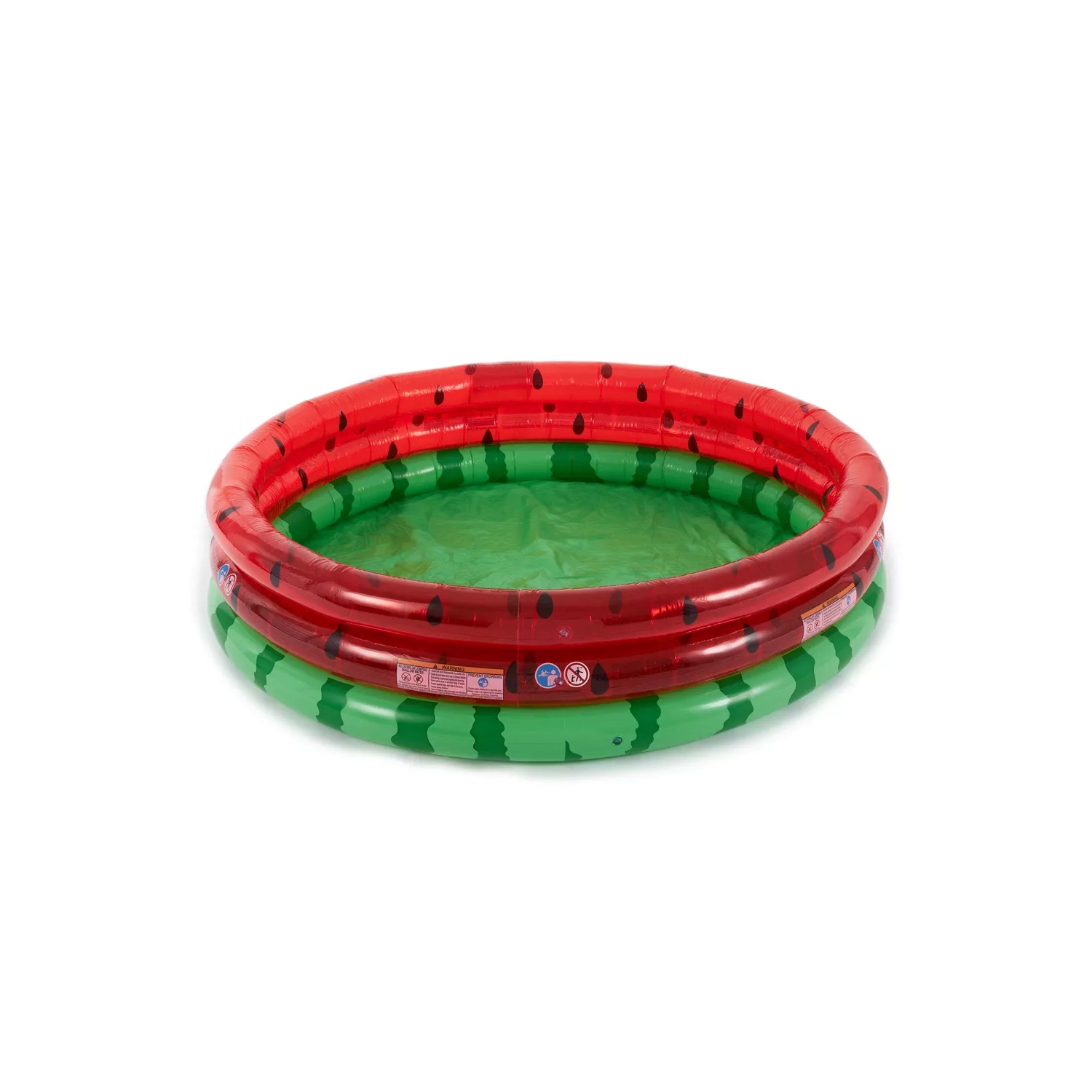 Intex 66-Inch Round Inflatable Outdoor Kids Swimming and Wading Watermelon Pool for Ages 2 and Up