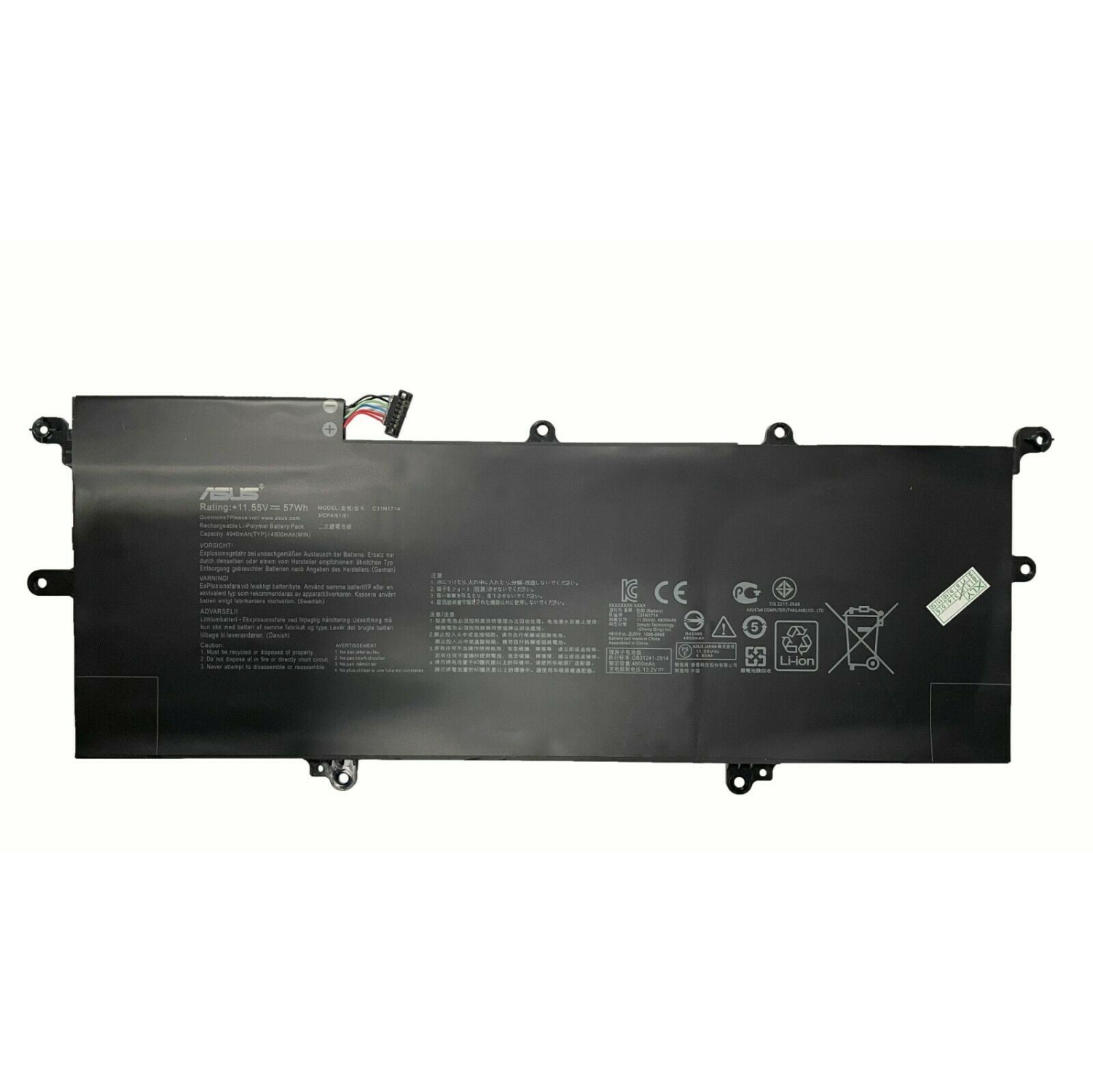 New Genuine Asus Zenbook Flip 14 UX461 UX461FA UX461FN UX461UA Battery 57WH