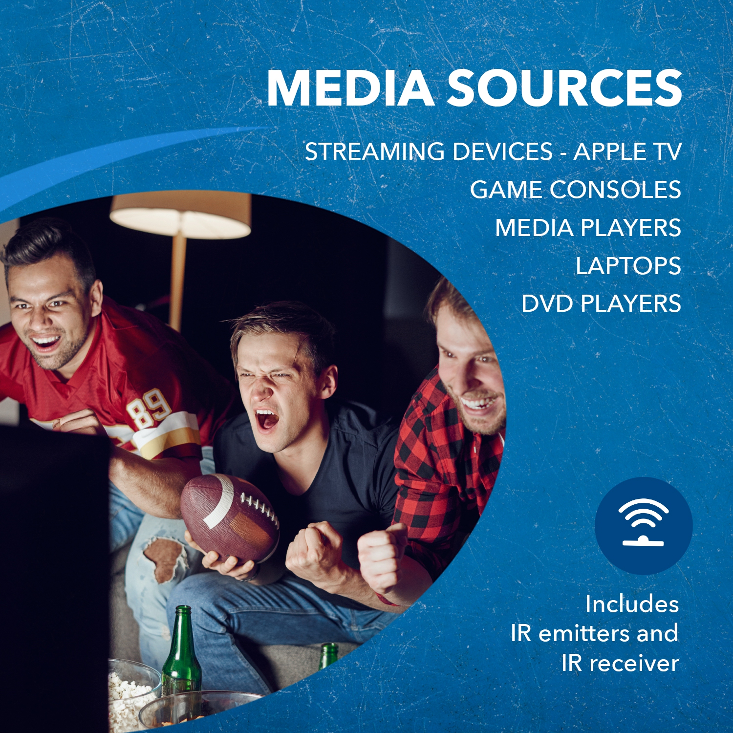 OREI 1x8 HDMI Extender Over Single Cat6/7-IR Remote, EDID Management Upto 400Ft