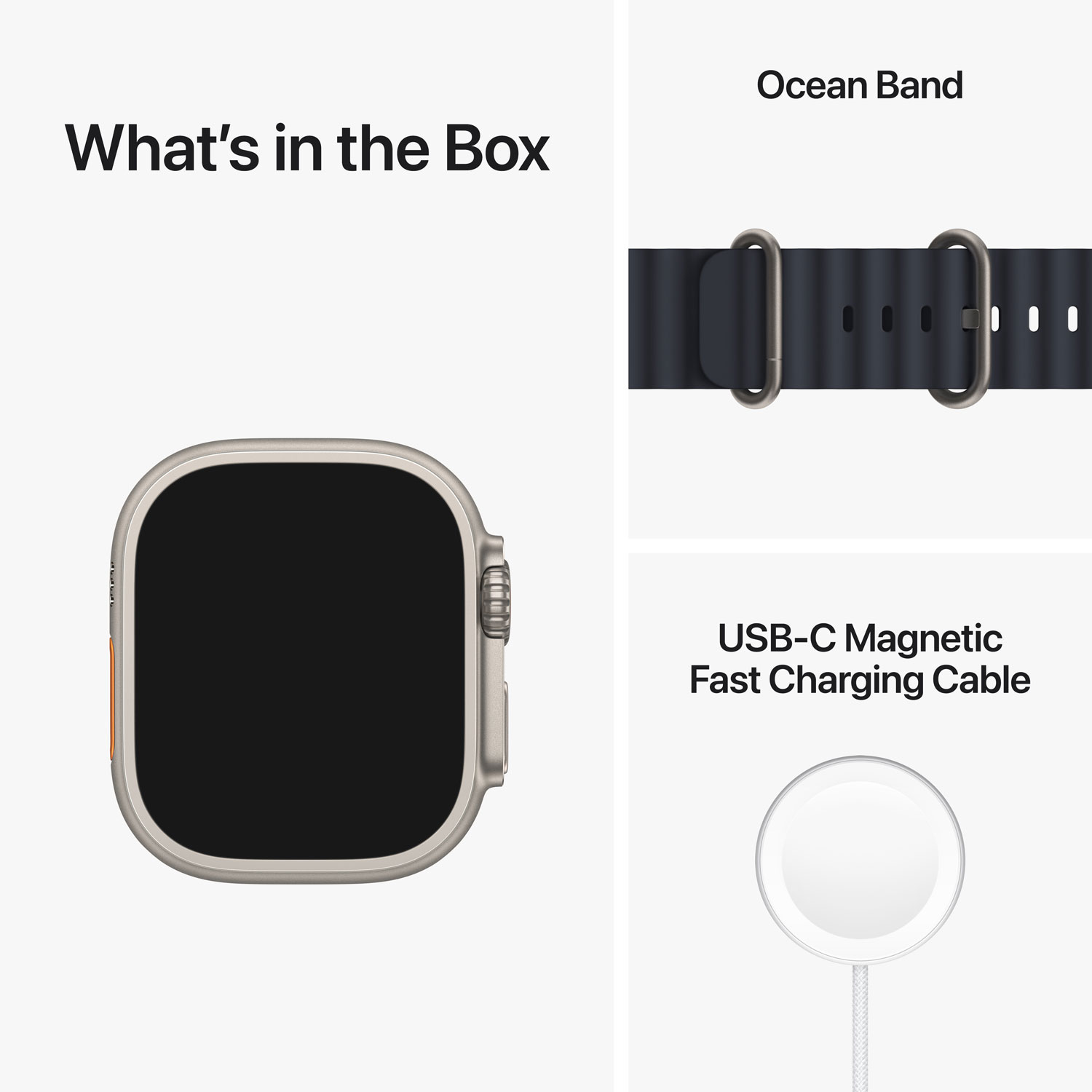 Apple Watch Ultra avec boîtier de 49 mm en titane et bracelet océan minuit de TELUS - Financement mensuel