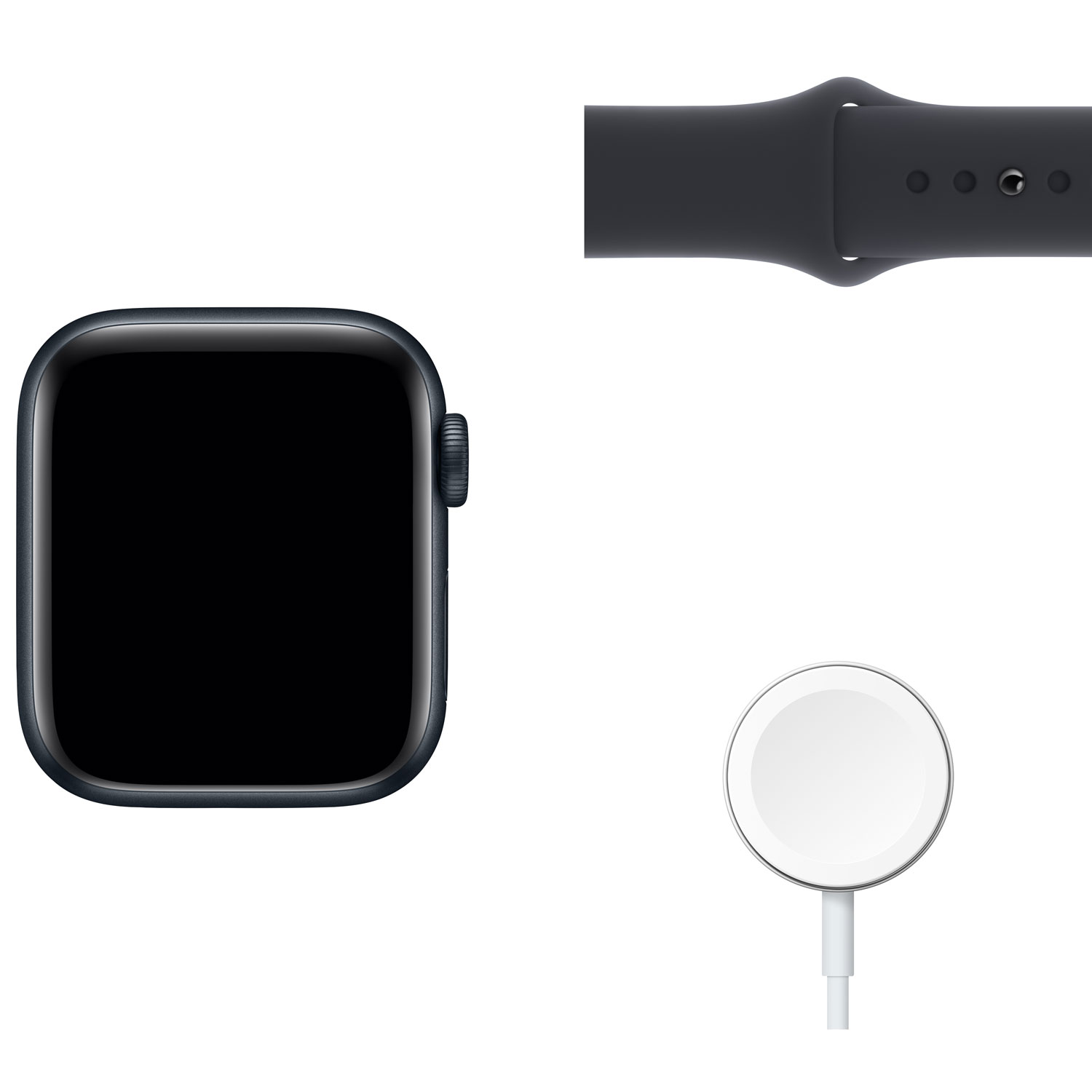 TELUS Apple Watch SE 40mm Midnight Aluminum Case w/ Midnight Sport Band (2022) - Monthly Financing