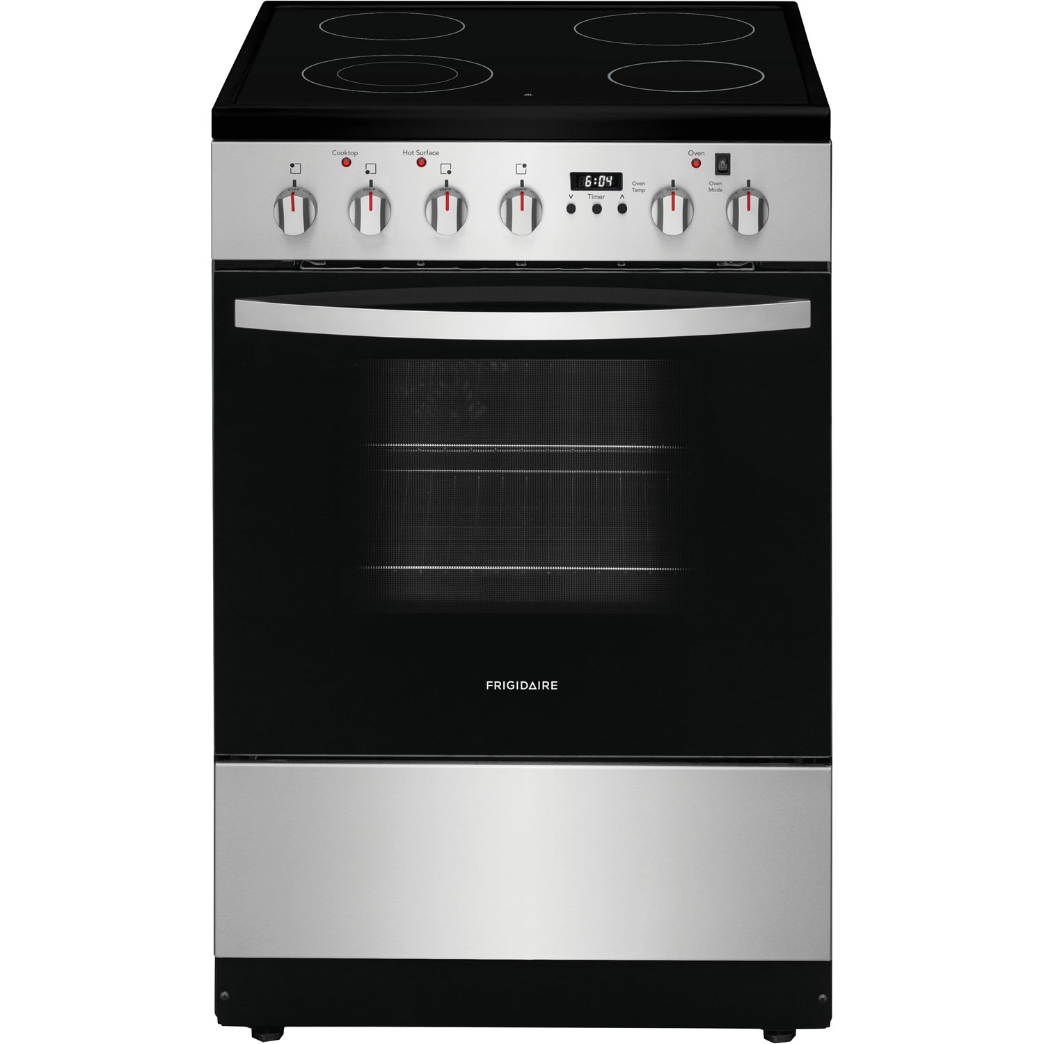 Frigidaire 24" 1.9 Cu. Ft. 4-Element Freestanding Electric Range - Stainless Steel
