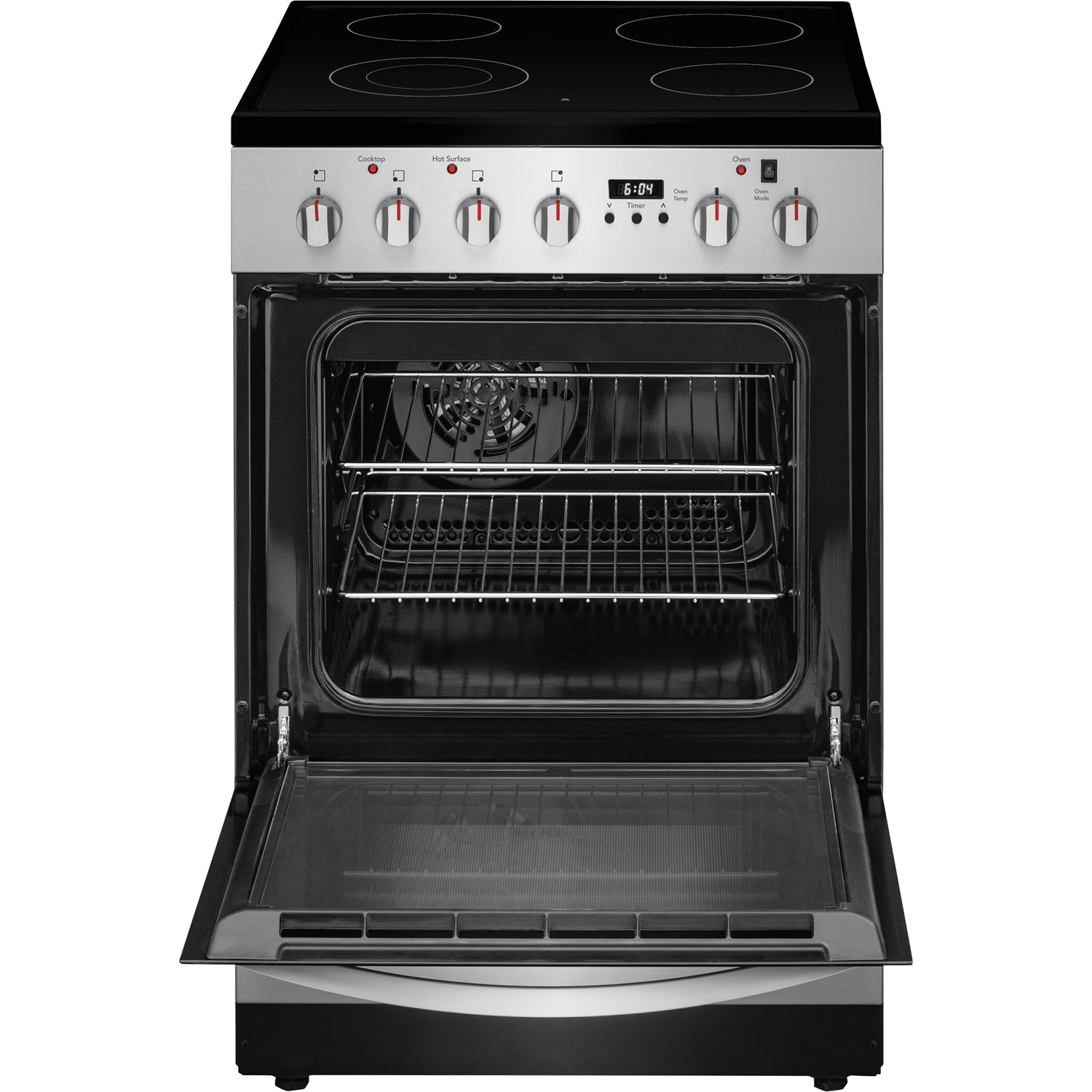 Frigidaire 24" 1.9 Cu. Ft. 4-Element Freestanding Electric Range - Stainless Steel