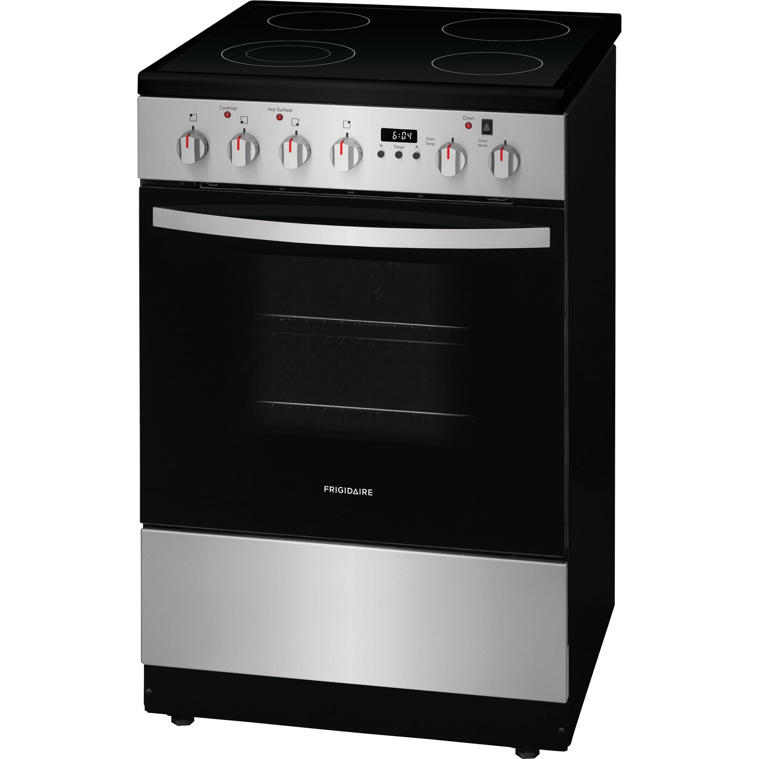 Frigidaire 24" 1.9 Cu. Ft. 4-Element Freestanding Electric Range - Stainless Steel