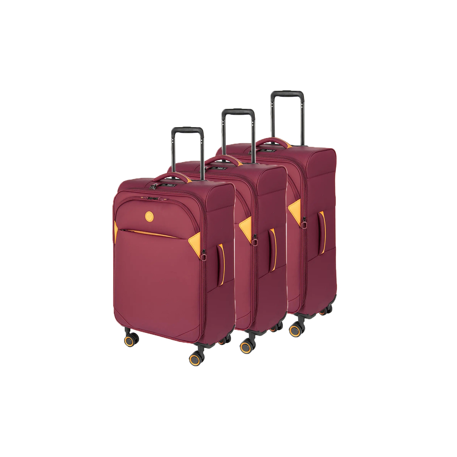 Verage Cambridge Softside Anti-Bacterial Luggage Set 18.5"+24"+29"