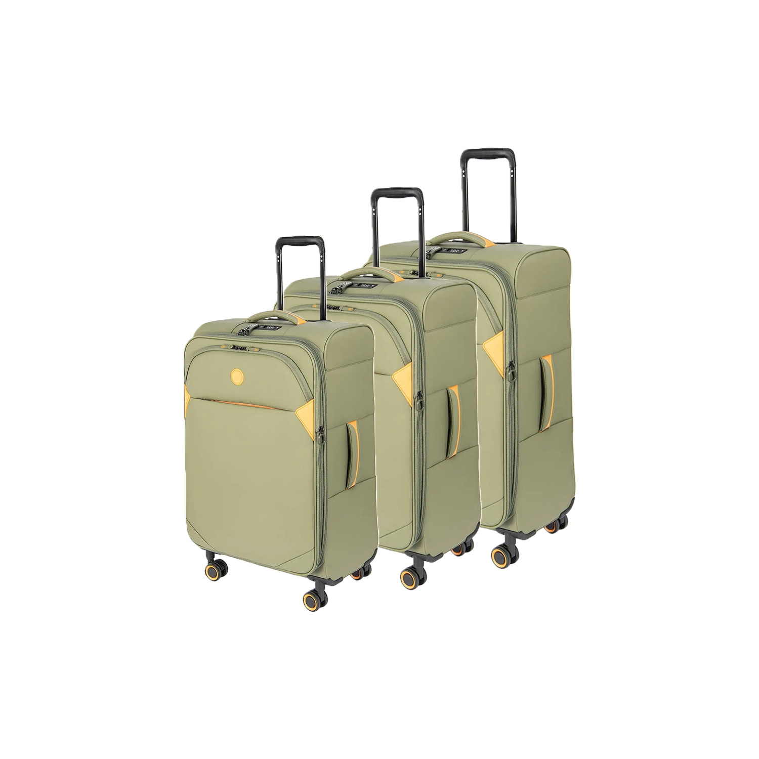 Verage Cambridge Softside Anti-Bacterial Luggage Set 18.5"+24"+29"