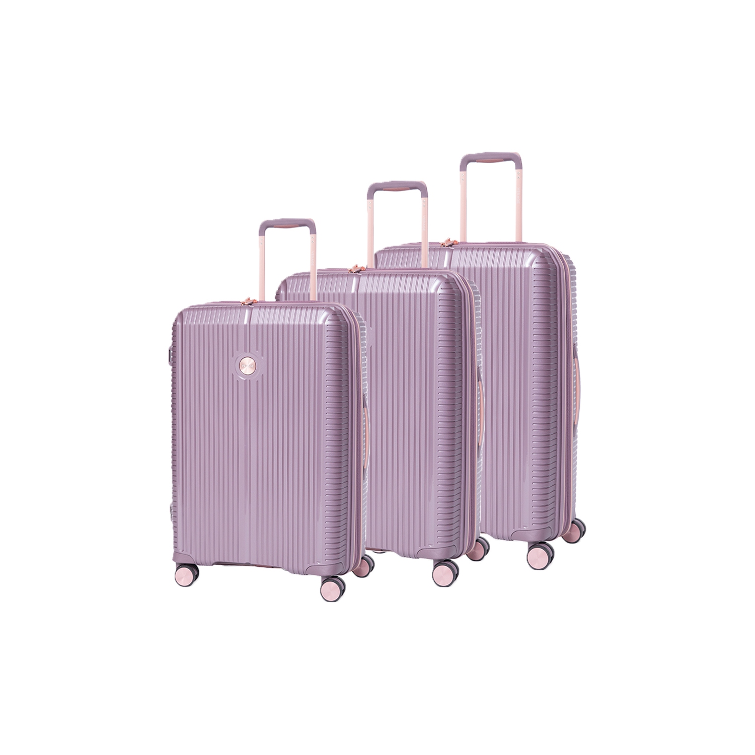 Ensemble de valises rigides extensibles 19 po + 24 po + 28 po Rome de Verage