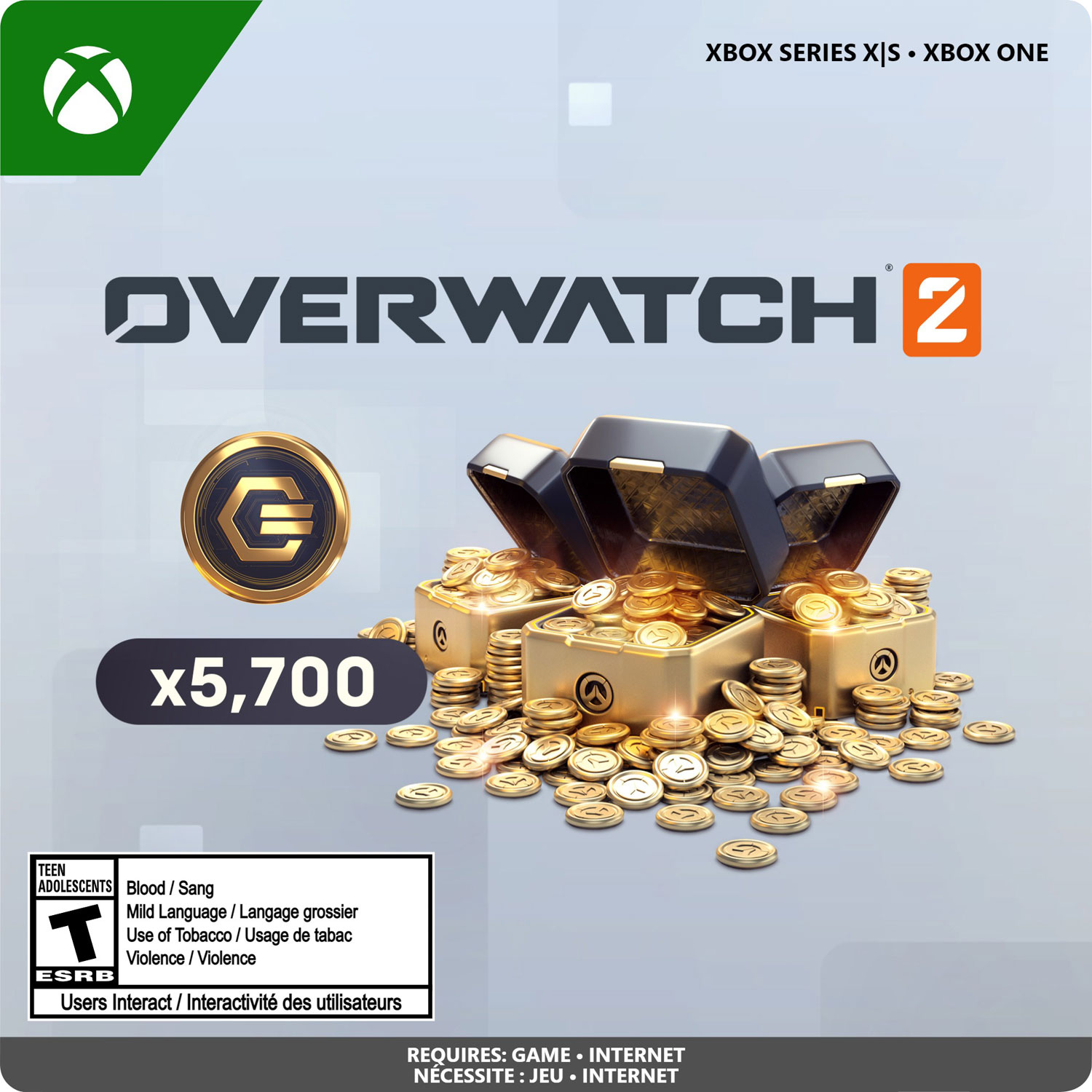 Overwatch 2 - 5,000 Coins (Xbox Series X|S / Xbox One) - Digital Download