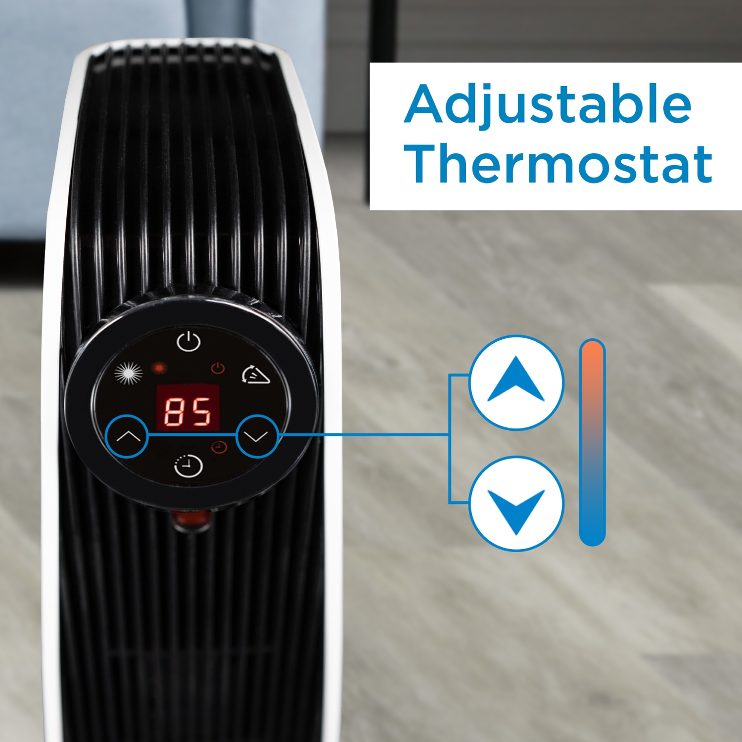 Danby DBSH02213WD13 radiateur oscillant et oscillant de 1500 W, 22 po, blanc